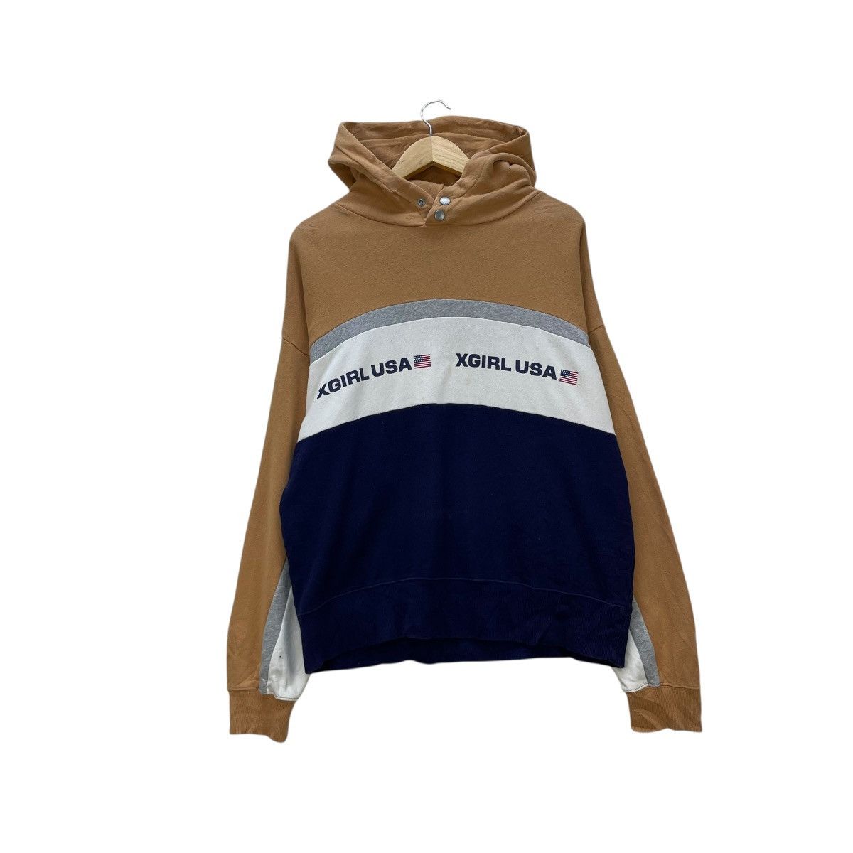 X-Girl 💥 X-girl USA Sweatshirt Hoodie Multicolour Pullover Size M / US 6-8 / IT 42-44 - 1 Thumbnail