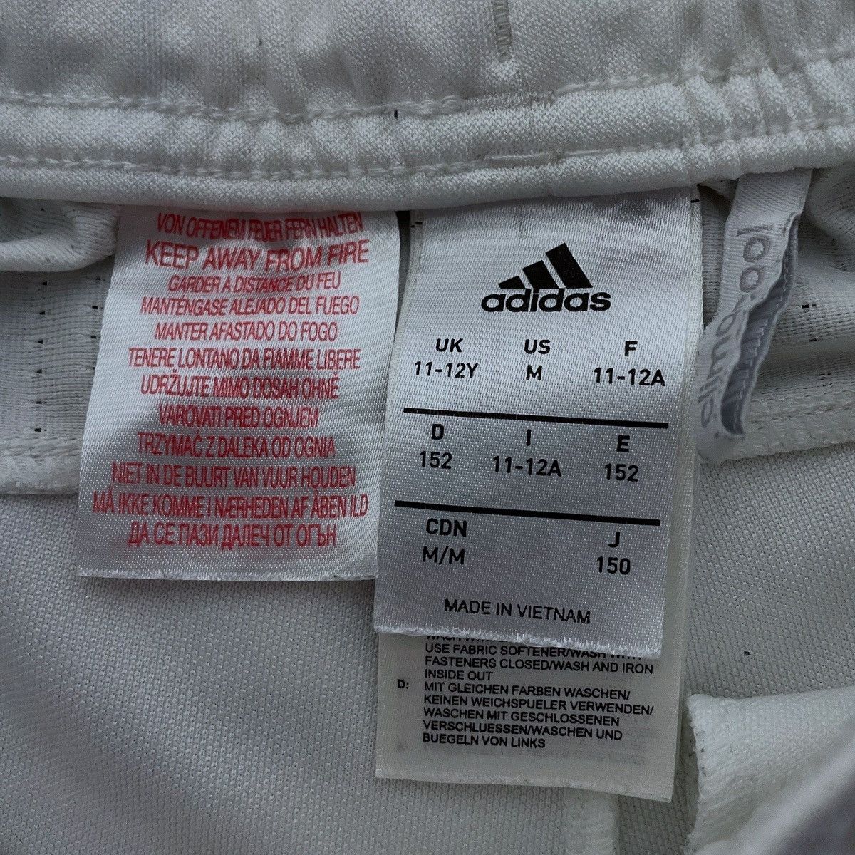Adidas ADIDAS WHITE TIRO PANTS Size US 28 / EU 44 - 3 Thumbnail