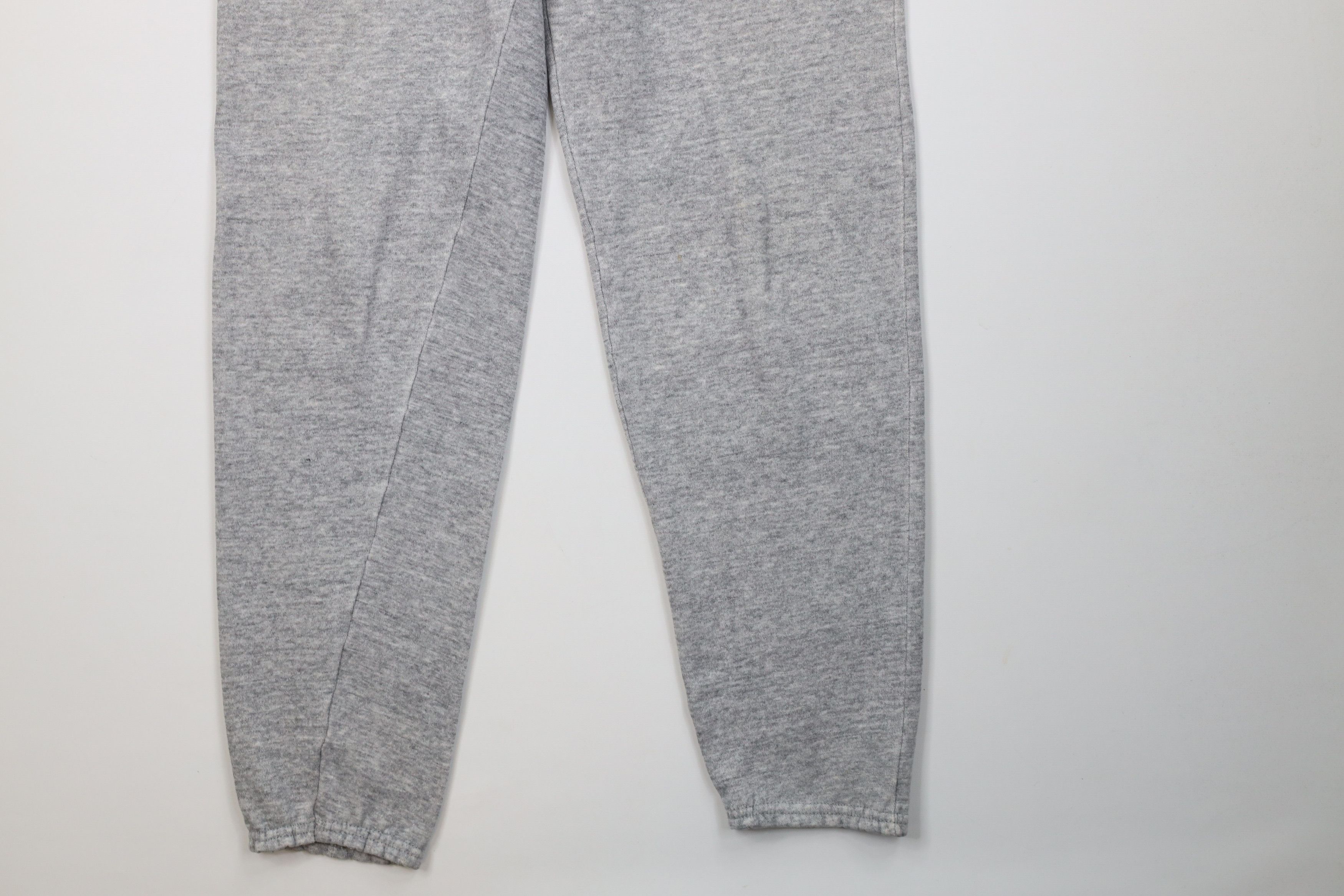 Vintage Vintage 70s 80s Streetwear Triblend Sweatpants Gray USA Size US 38 / EU 54 - 4 Thumbnail