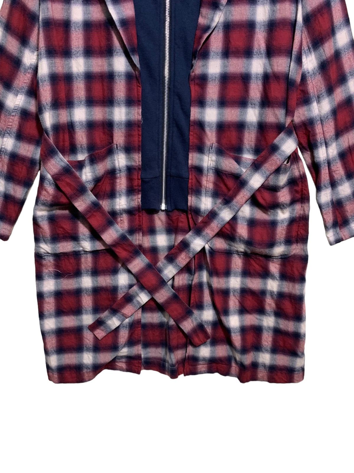 John Undercover 🔥John UNDERCOVER TARTANS TRENCH COATS HOODIE Size US M / EU 48-50 / 2 - 5 Thumbnail