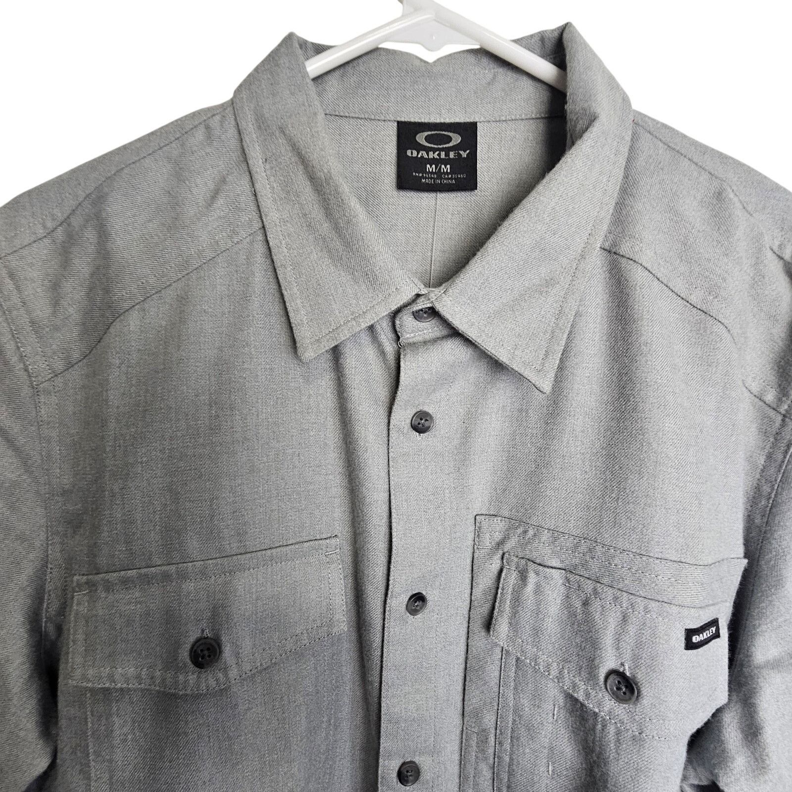 Oakley Oakley Mens Flannel Shirt M Skater Grunge Casual Minimalist Size US M / EU 48-50 / 2 - 2 Thumbnail