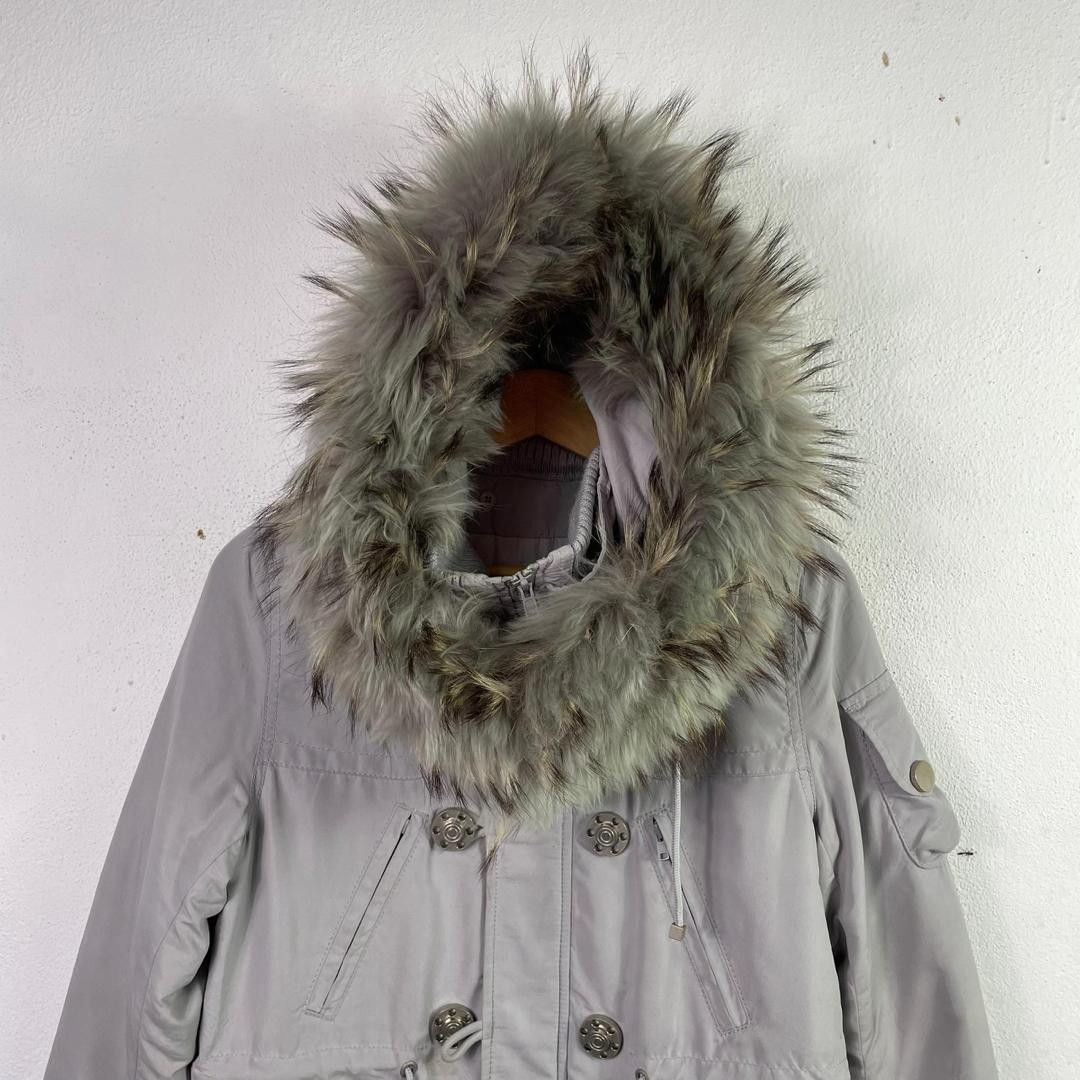 If Six Was Nine SLY Baroque If Six LGB Fur Hooded Jacket Size XS / US 0-2 / IT 36-38 - 2 Thumbnail