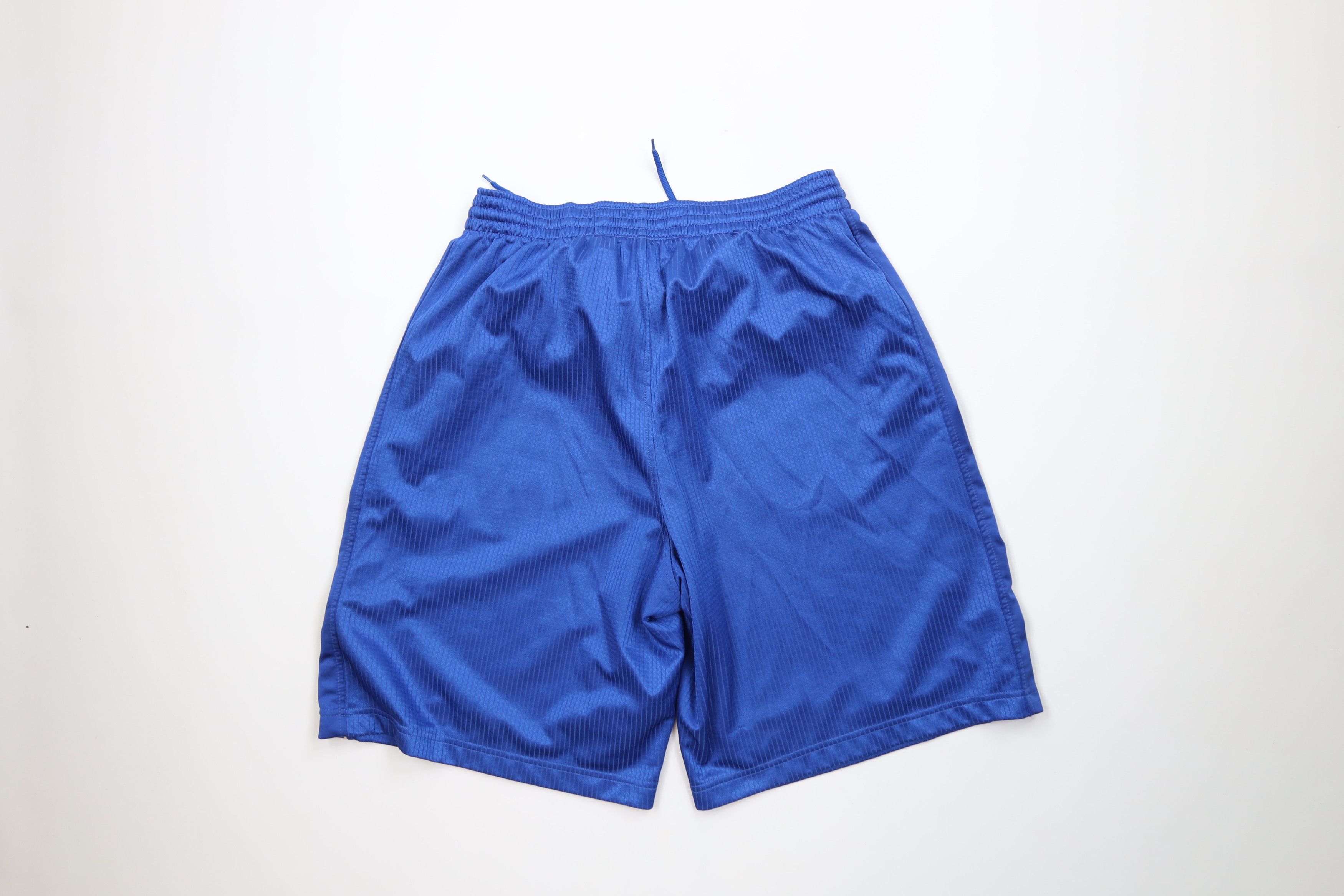 Nike Vintage Y2K Nike Basketball Training Gym Shorts Royal Blue Size US 34 / EU 50 - 9 Thumbnail