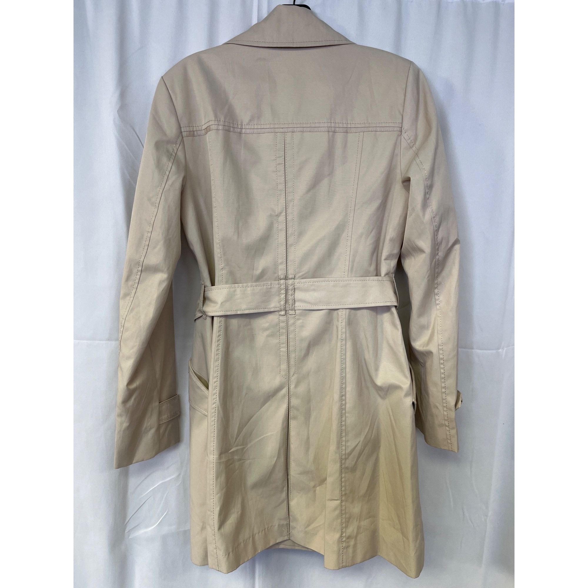 Vince Camuto Vince Camuto Womens Biege Trench Coat Size M SKU 6680 Size M / US 6-8 / IT 42-44 - 2 Thumbnail