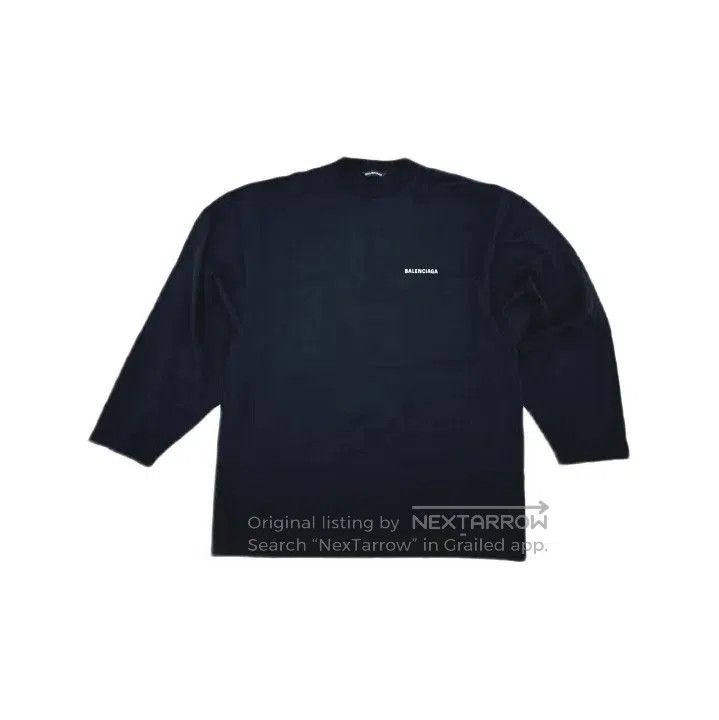 Balenciaga Balenciaga SS21 Black Long Sleeve T. Size US S / EU 44-46 / 1 - 2 Thumbnail