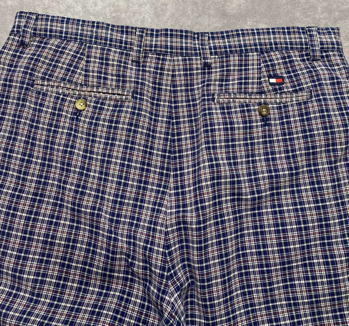 Tommy Hilfiger 90’s Vintage Tommy Hilfiger Checkered Pleated Shorts Size US 38 / EU 54 - 2 Thumbnail