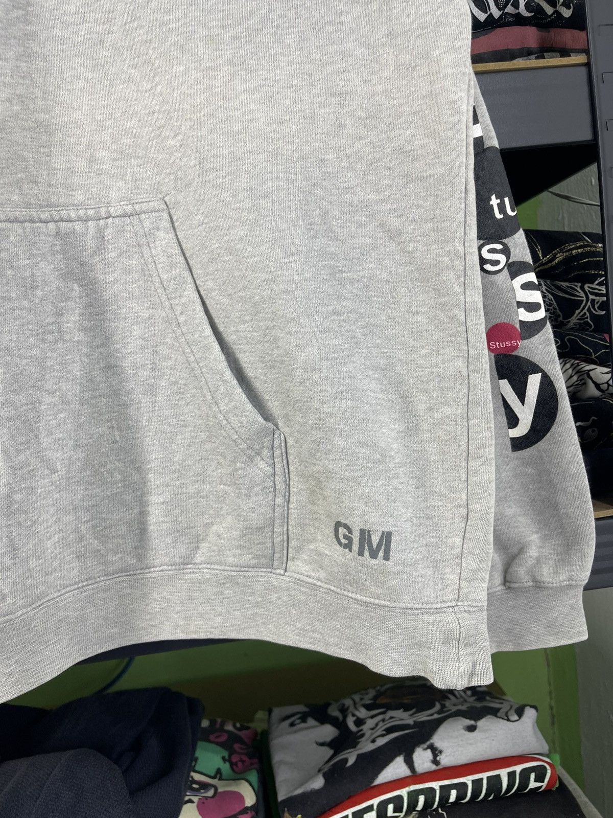 Stussy Vintage 90's Stussy GM Hoodie Grey Size US L / EU 52-54 / 3 - 3 Thumbnail