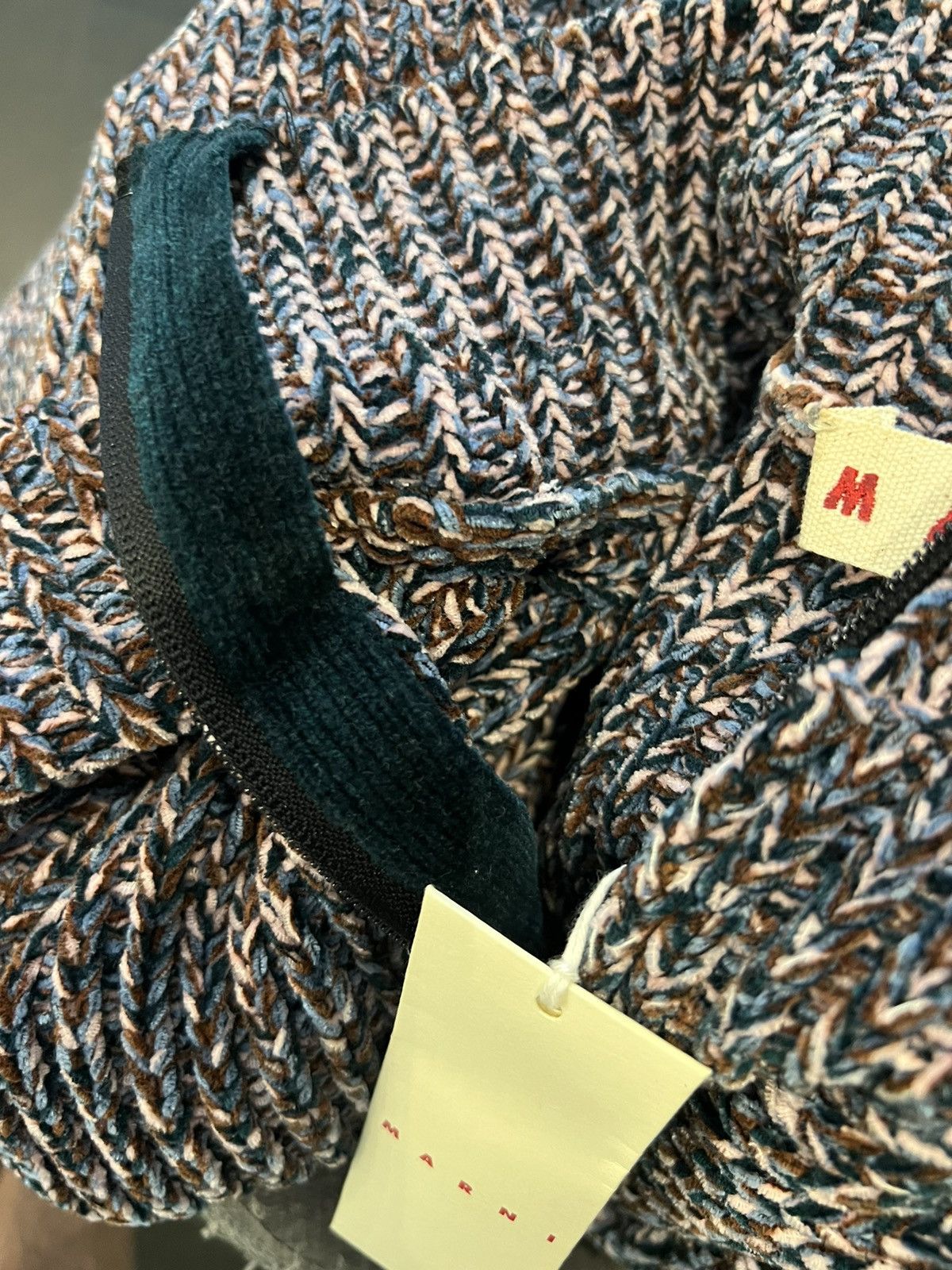 Marni Chenille mix color cardigan