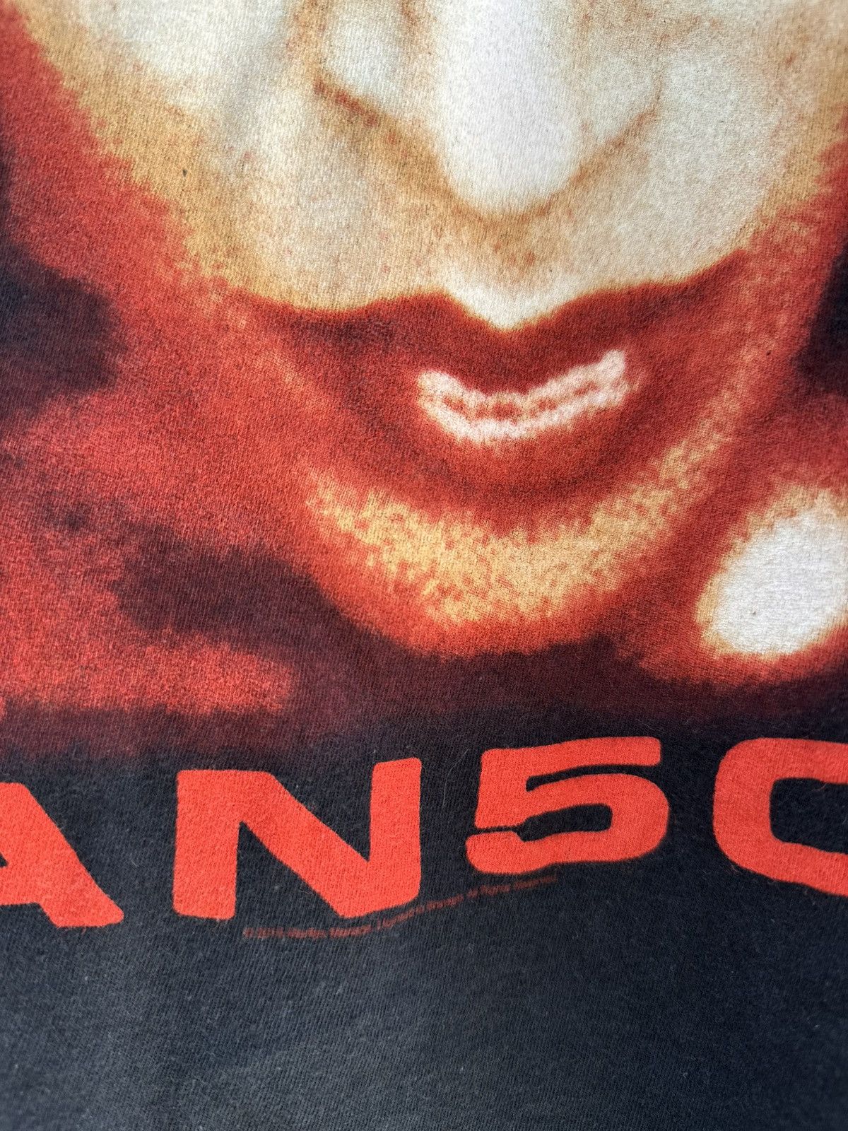 Band Tees vintage Y2K Marilyn Manson Big Face Faded Grunge Tee Size US L / EU 52-54 / 3 - 4 Thumbnail