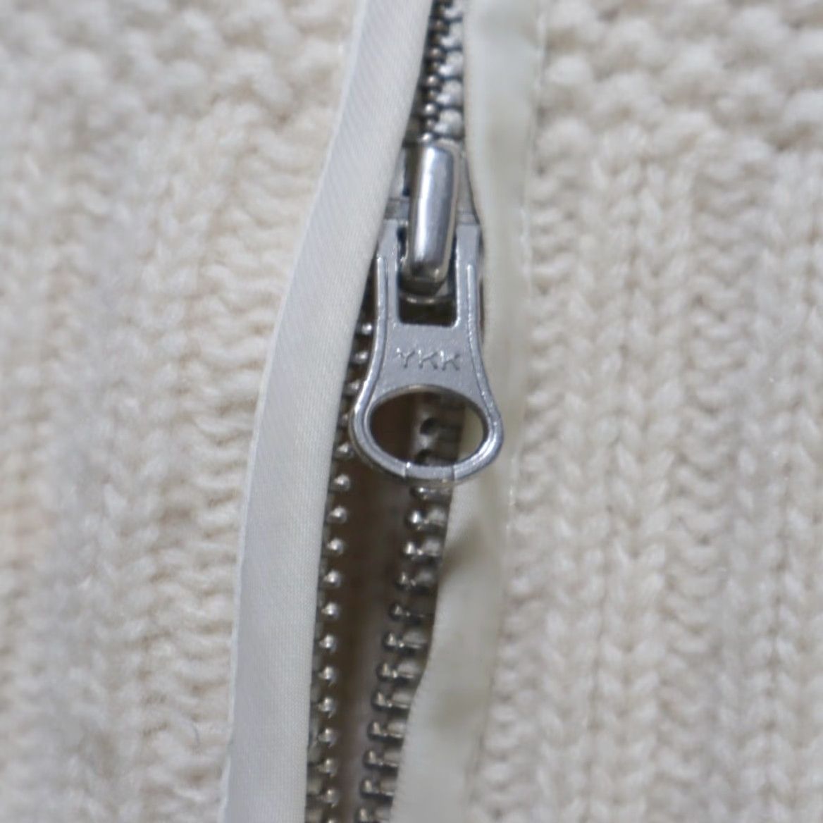 Armani Exchange Armani Exchange Full Zip Shaping Knit Sweatshirt Beige Women's S Shirt Size S / US 4 / IT 40 - 7 Thumbnail