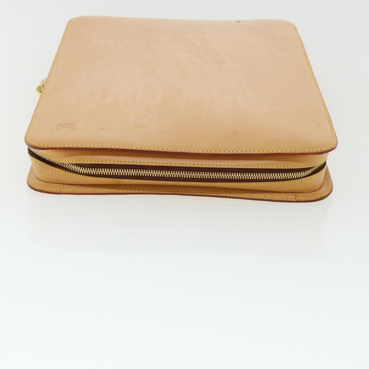 Louis Vuitton LOUIS VUITTON Valtec Briefcase Nomad Leather Beige M99071 Size ONE SIZE - 3 Thumbnail