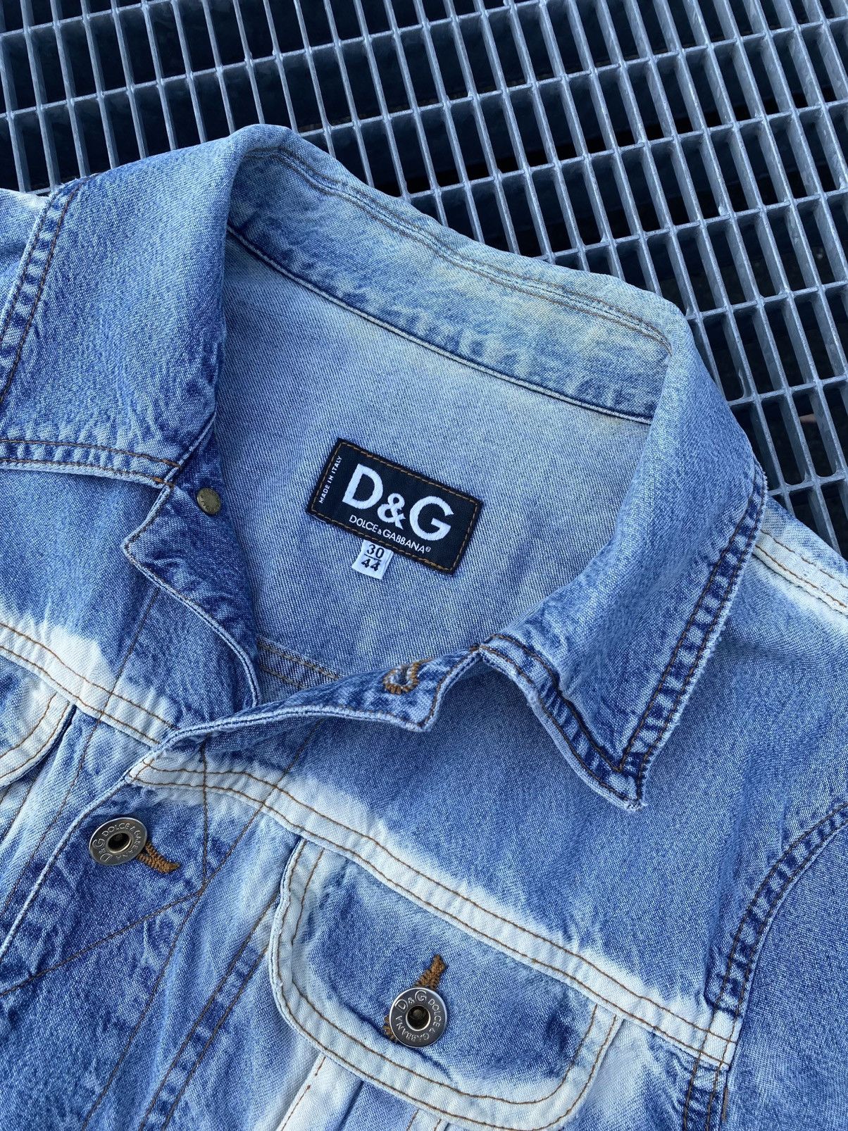 Dolce & Gabbana Dolce Gabbana Vintage Jeans Jacket Y2k Luxuary Size XS / US 0-2 / IT 36-38 - 4 Thumbnail