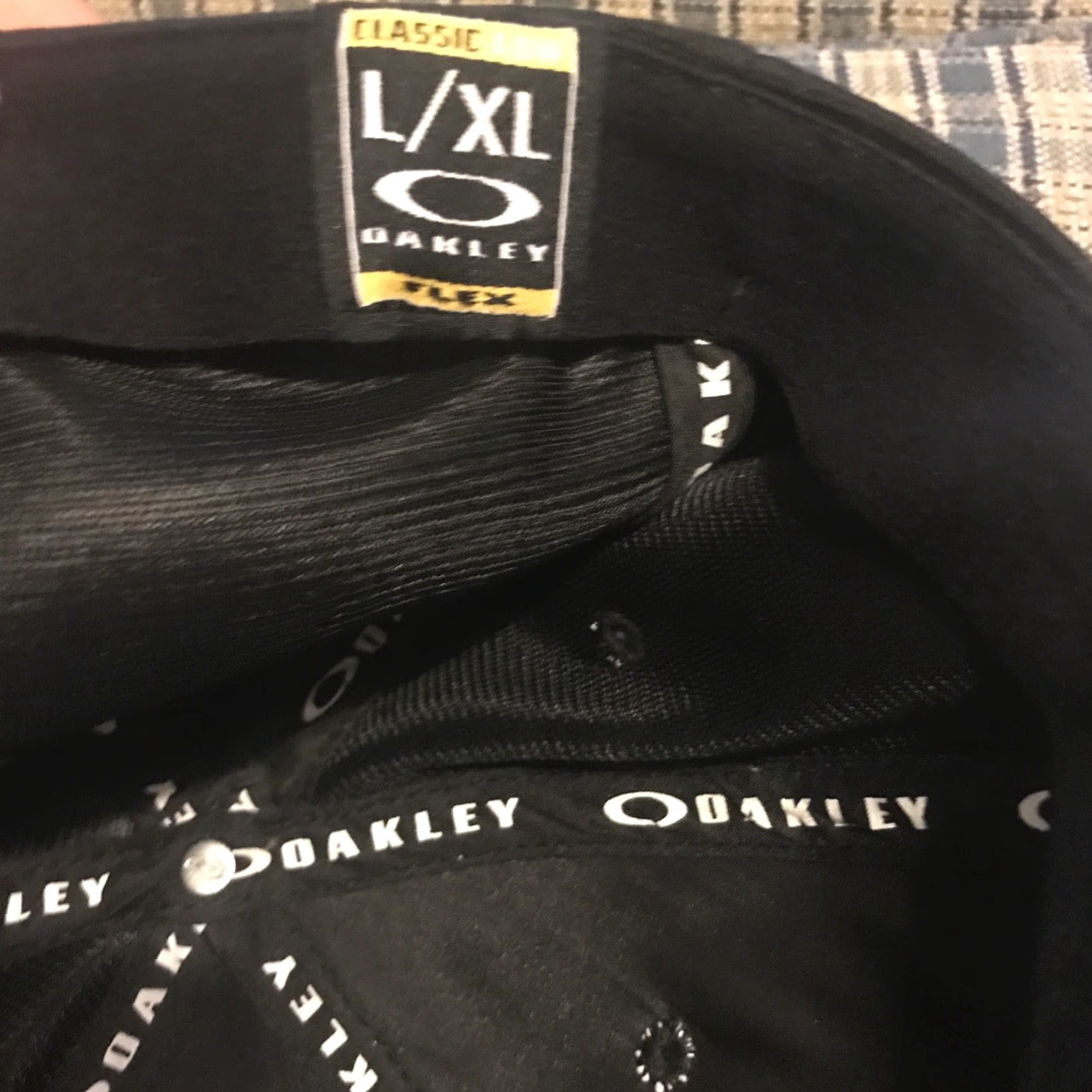 Oakley Oakley Baseball Cap L/xl Black Mens Flex Stretch Polyester Solid Cap Size ONE SIZE - 5 Thumbnail