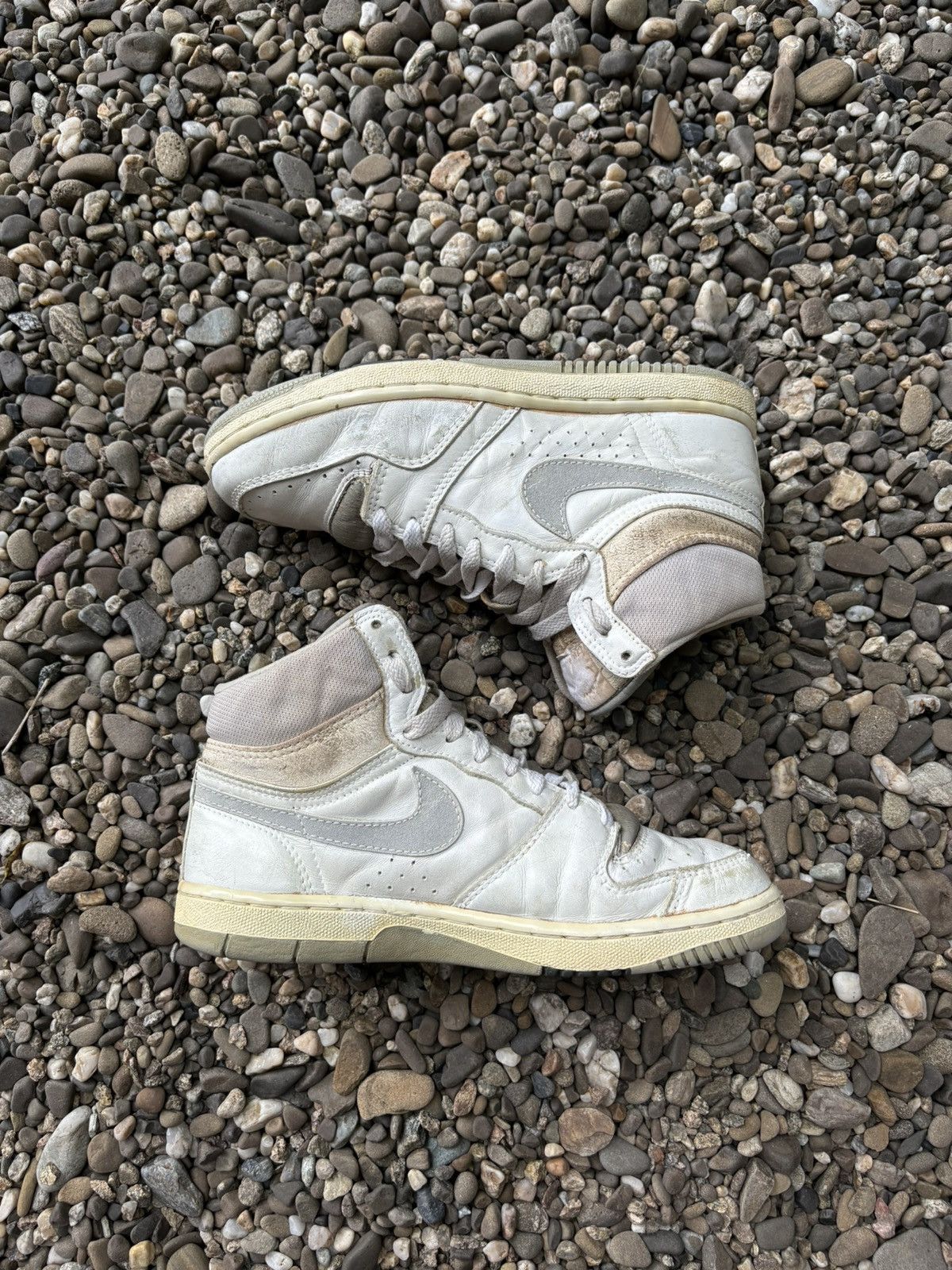 Nike × Vintage Vintage 80s Nike Court Force 1987 High Korea Made Sneakers Size US 7.5 / EU 40-41 - 6 Thumbnail