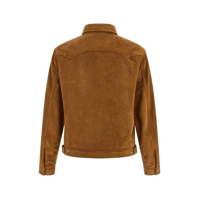 Dsquared2 DSQUARED2 Beige Suede Boxy Shirt Jacket New & Authentic (Men Size US L / EU 52-54 / 3 - 2 Thumbnail