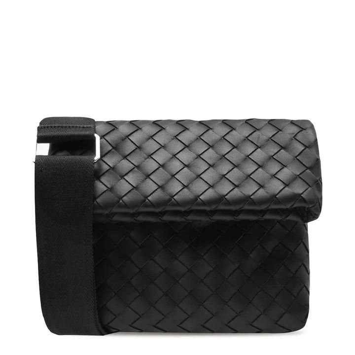 Bottega Veneta o1loc1c0824 Size: OS / Small Intrecciato Fold Messenger Size ONE SIZE - 1 Thumbnail