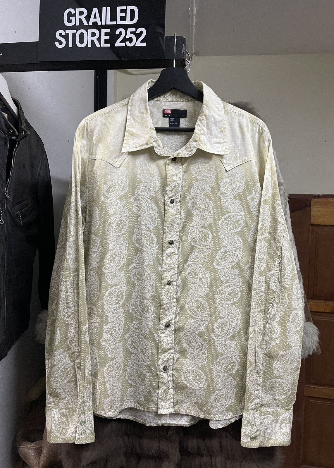 Diesel Diesel Seabreeze Paisley Western Shirt Size US M / EU 48-50 / 2 - 1 Thumbnail