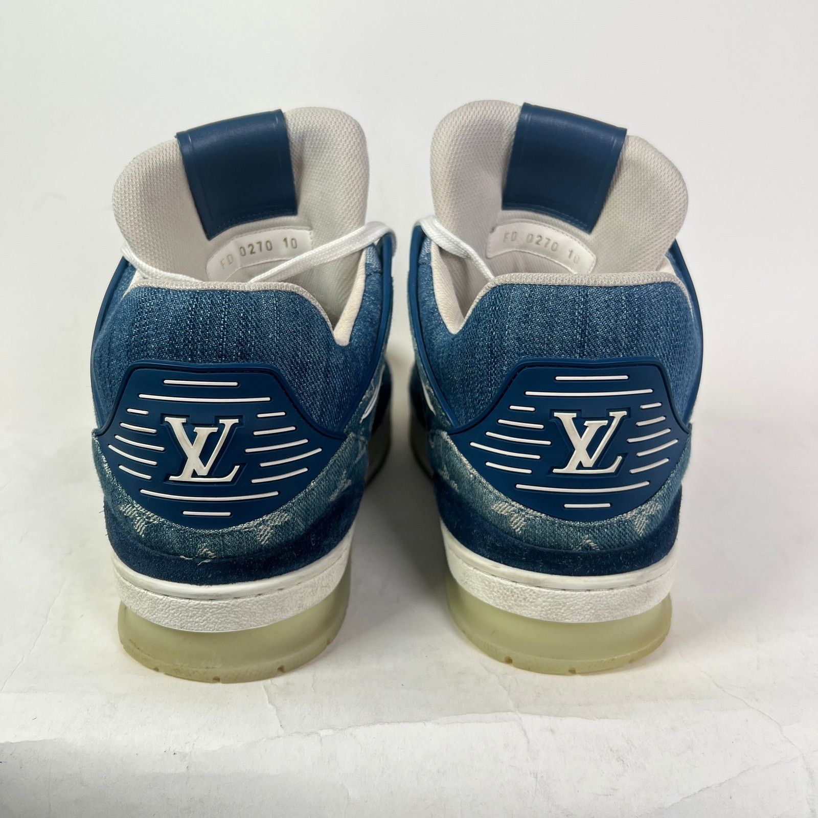 Louis Vuitton Louis Vuitton Monogram Denim High-Top LV Trainer Size US 10 / EU 43 - 7 Thumbnail