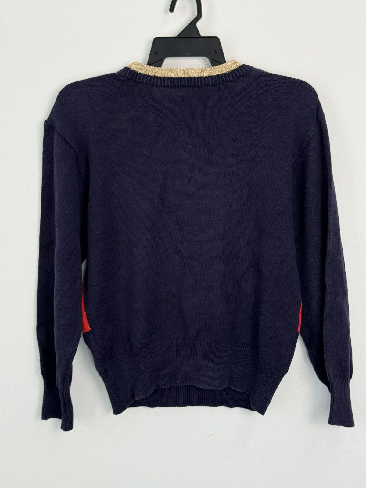 Versace Vintage Versace Medusa Knit Sweater Embroidered Logo Luxury Size 38S - 2 Thumbnail