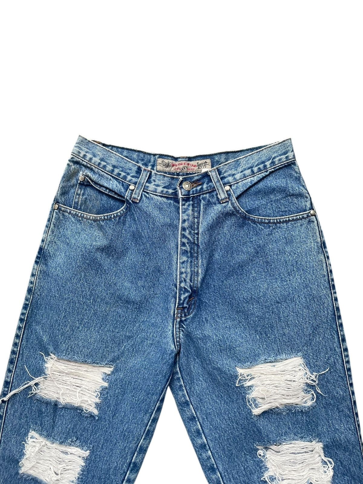 Levi's Vintage 1993 Levis 901 Silver Tab Distresed Size 30" / US 8 / IT 44 - 3 Thumbnail