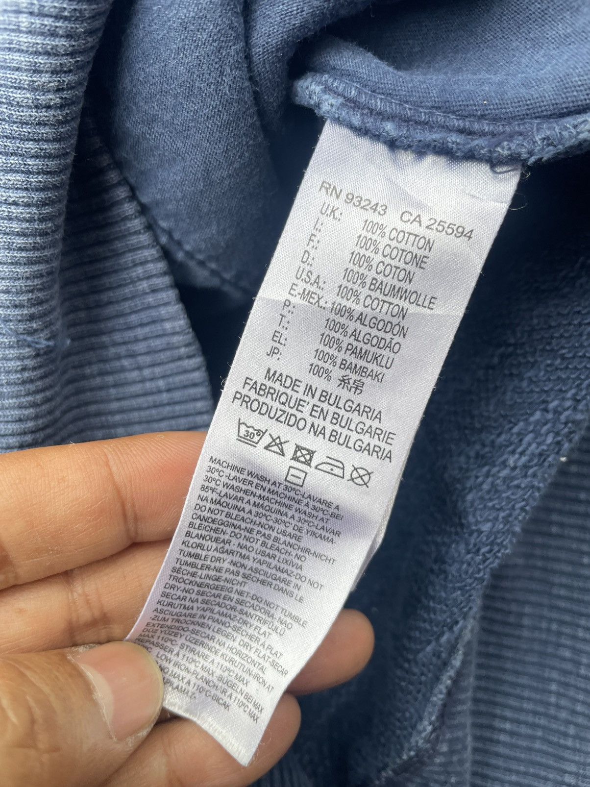 Diesel Vintage Diesel Faded Indigo Sweatshirt Size US L / EU 52-54 / 3 - 12 Thumbnail