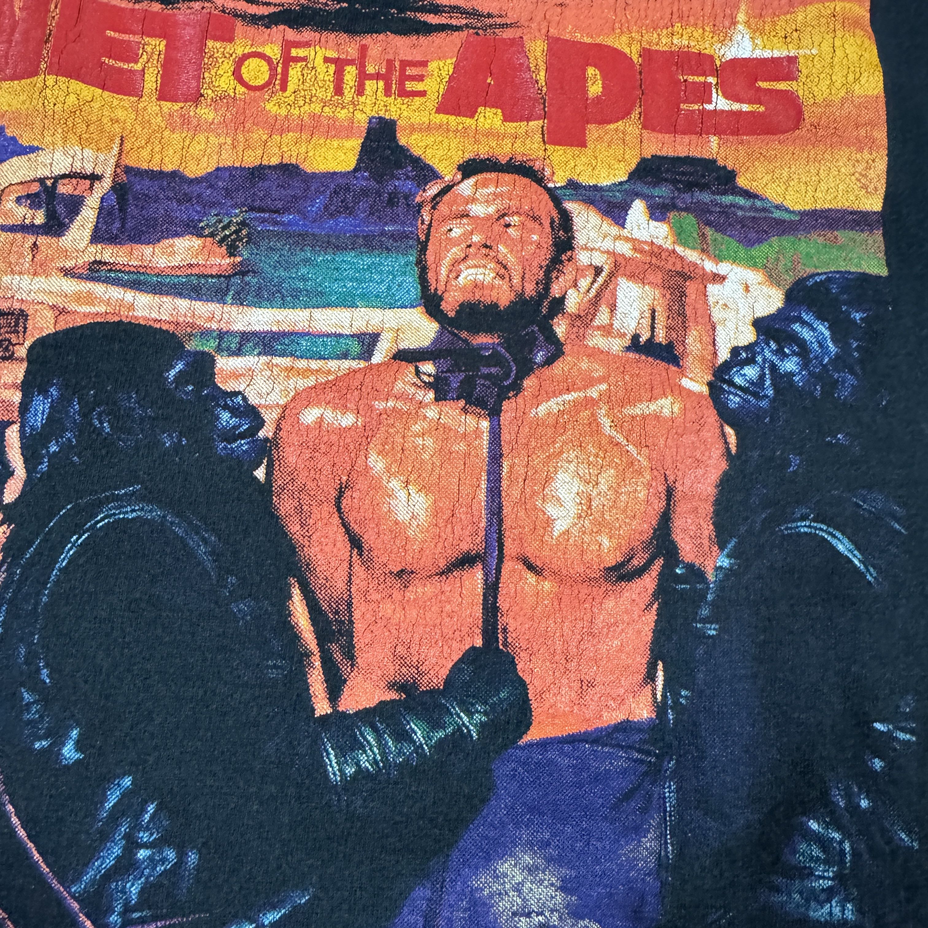 Vintage Vintage 90s Planet Of The Apes Tee Size US L / EU 52-54 / 3 - 6 Thumbnail