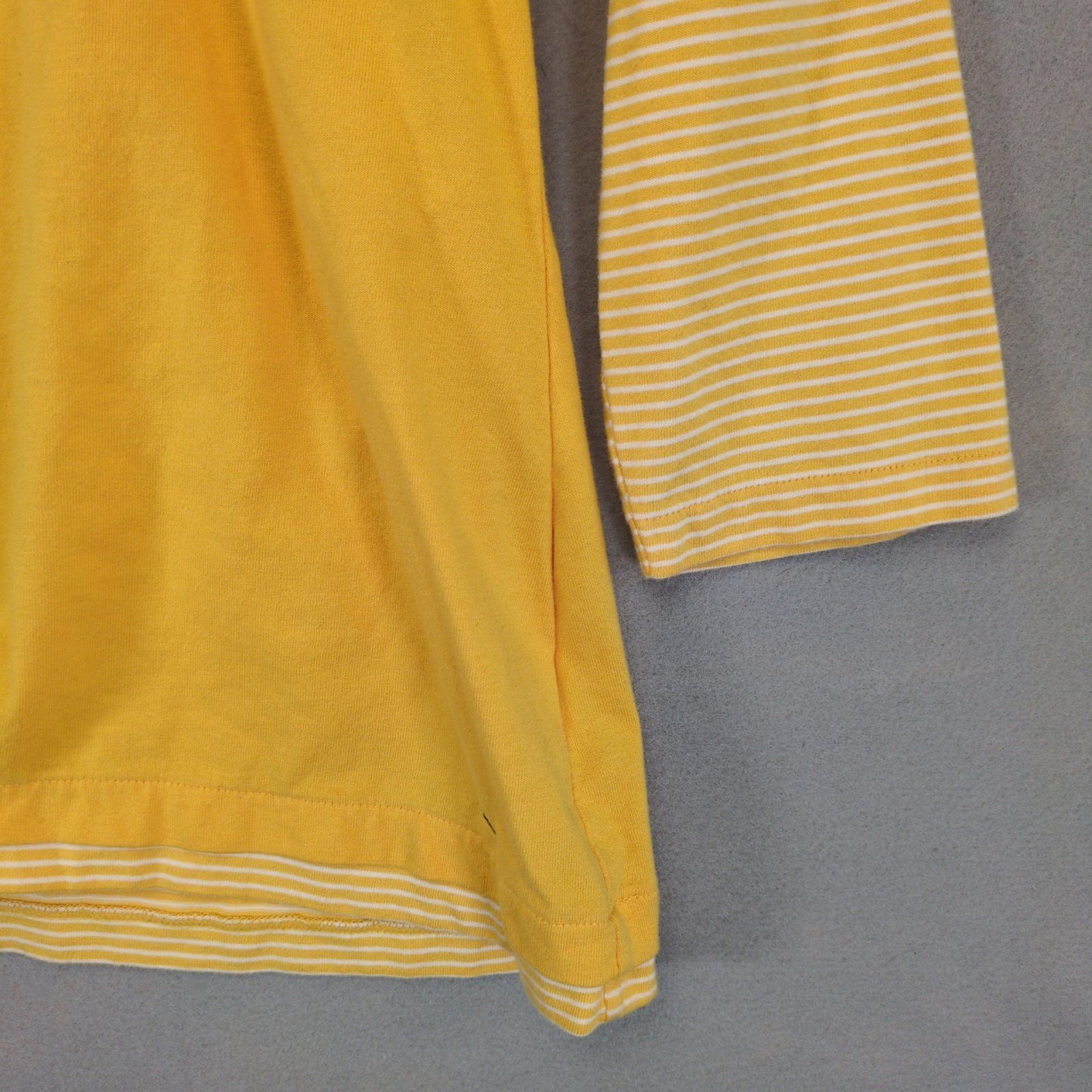 Tommy Hilfiger Tommy Hilfiger Women's XL Cotton Yellow 2-Fer Blouse Size XL / US 12-14 / IT 48-50 - 5 Thumbnail