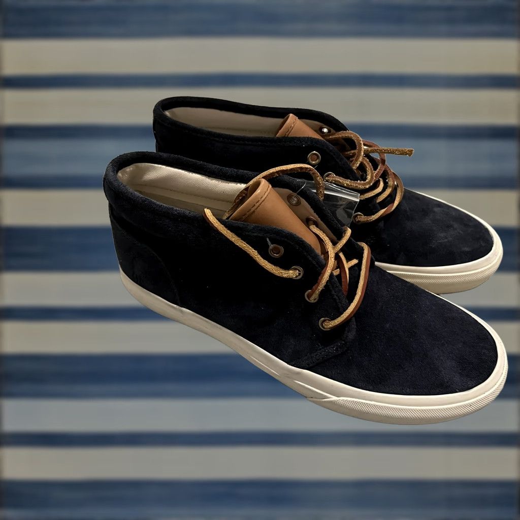 Polo Ralph Lauren Polo Ralph Lauren Keaton Navy Blue Suede Leather Chukka Boot Shoes Mens 8.5 Size US M / EU 48-50 / 2 - 1 Thumbnail