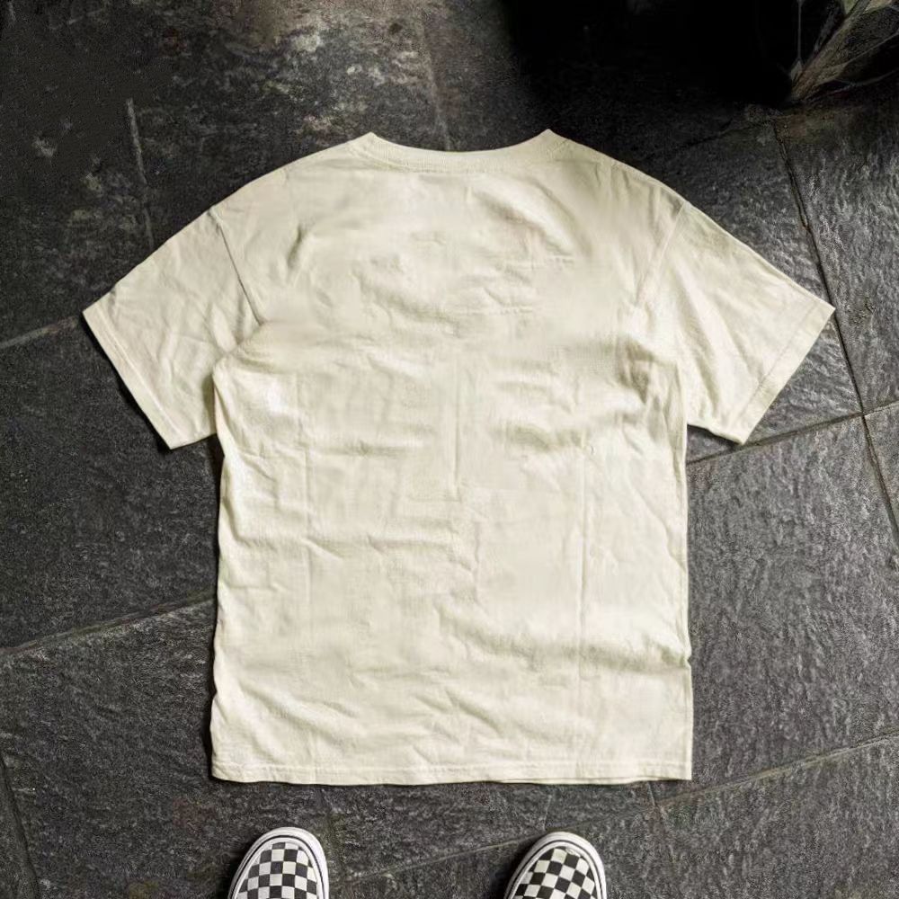 Vintage Beige casual retro cat print t-shirt Size US M / EU 48-50 / 2 - 2 Thumbnail
