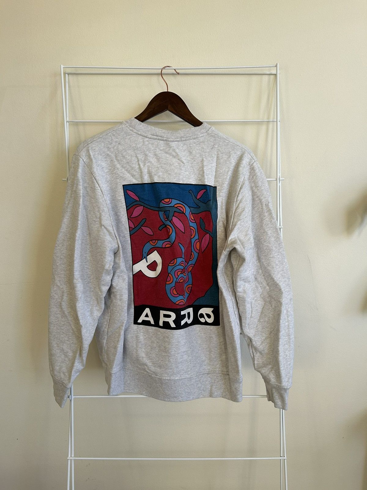 By Parra × Parra Parra crewneck sweatshirt in light heather grey Size US M / EU 48-50 / 2 - 2 Thumbnail