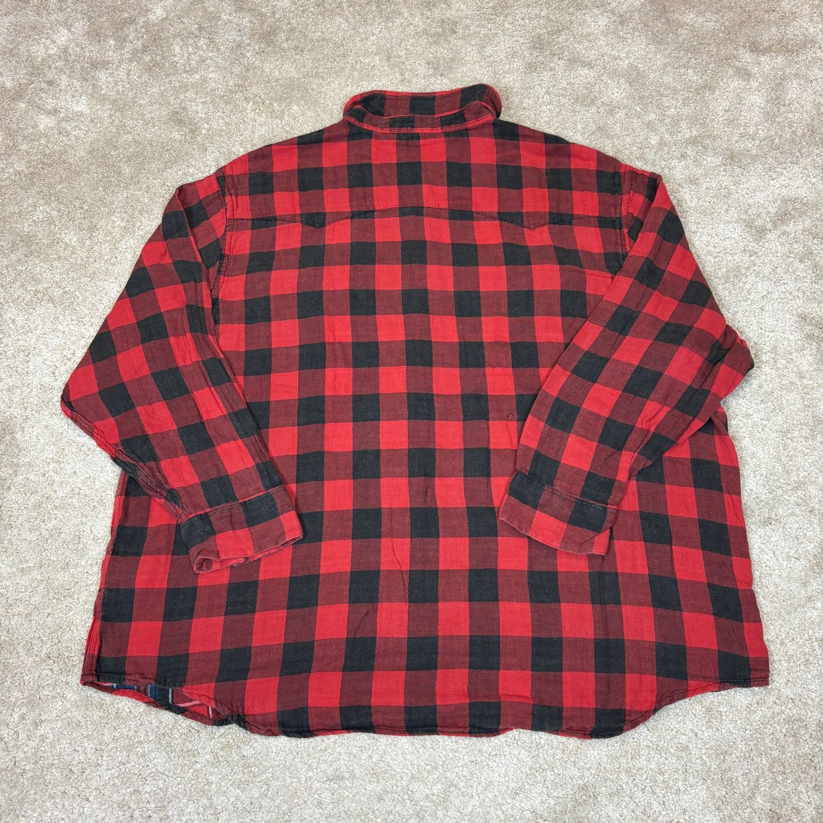 Polo Ralph Lauren Polo Country Ralph Lauren Pearl Snap Buffalo Plaid Shirt 4XB Size US XXL / EU 58 / 5 - 3 Thumbnail