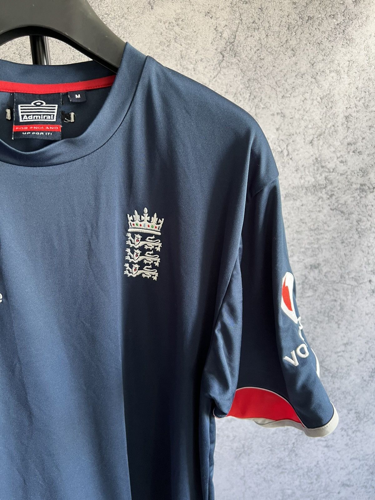 Vintage Vodafone England 2000s T-Shirt Admiral Jersey Soccer Size US M / EU 48-50 / 2 - 7 Thumbnail