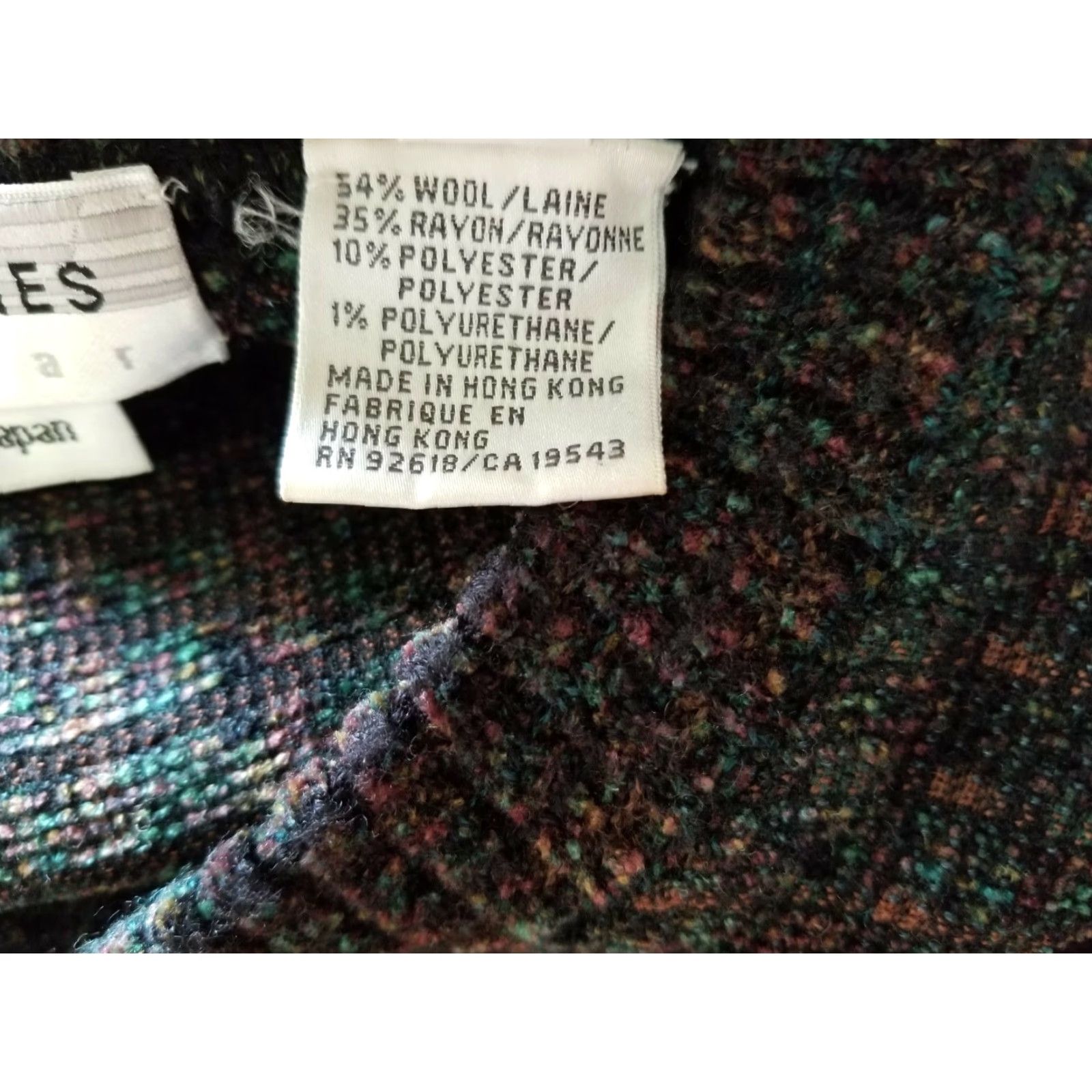 Vintage VINTAGE Jhane Barnes Fractal Tetris Japan Wool Knit Men XL Jumper Sweater Pullover Size XL / US 12-14 / IT 48-50 - 5 Thumbnail