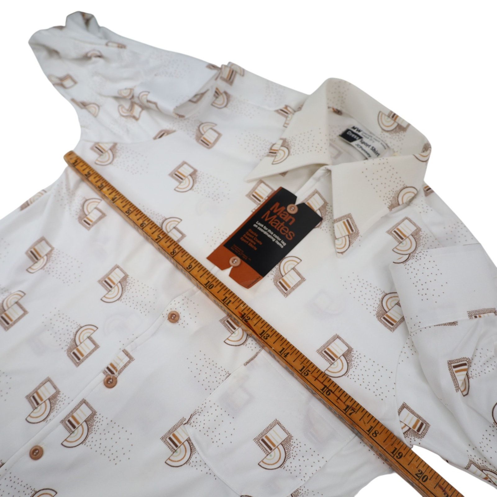 JCPenney × Vintage NWT True Vintage JC Penny Man Mates Sport Shirt Size US M / EU 48-50 / 2 - 9 Thumbnail