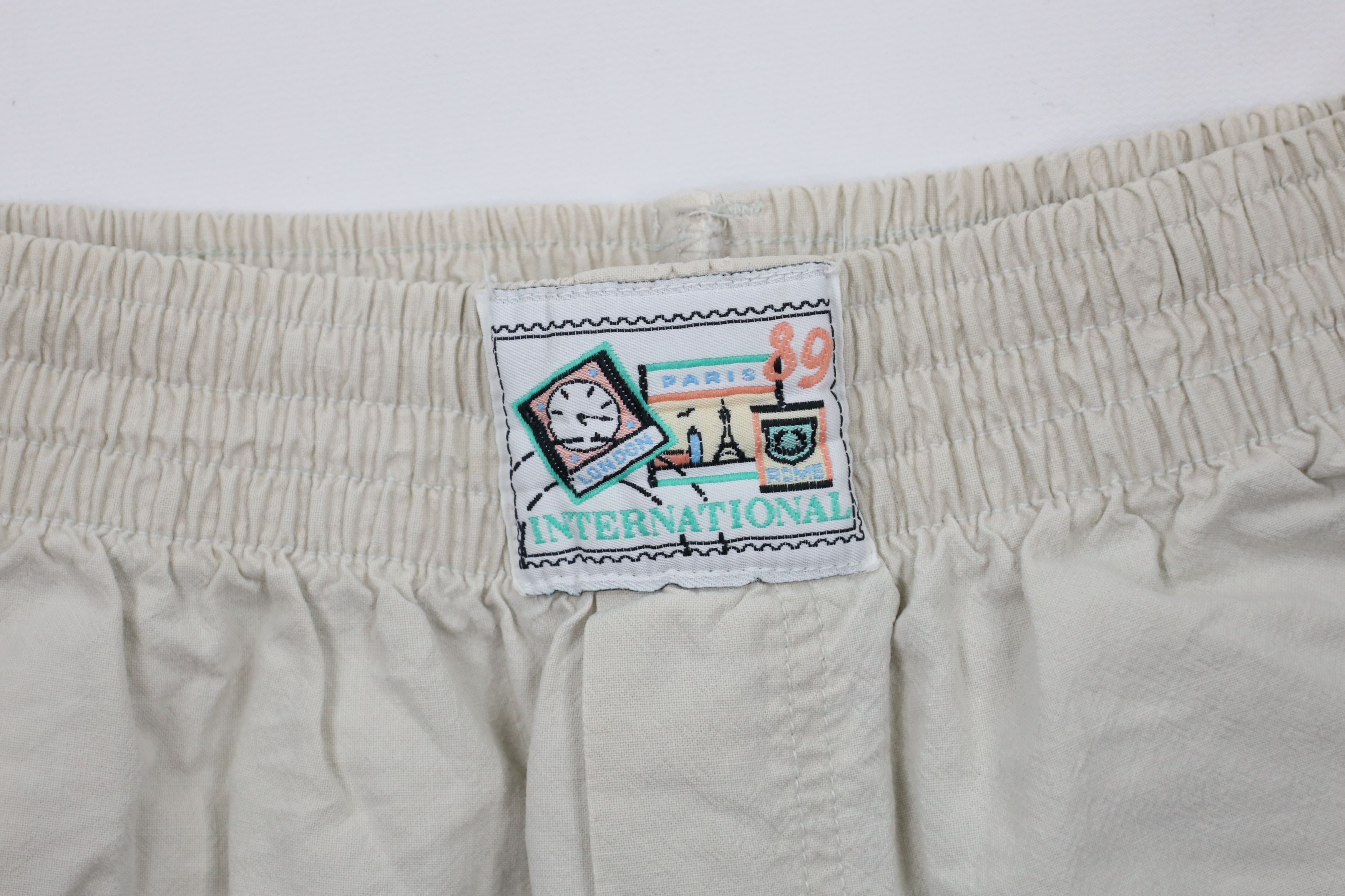 Vintage Vintage 80s Streetwear Paris Safari Bermuda Cuffed Shorts Size 24" / US 00 / IT 34 - 5 Thumbnail