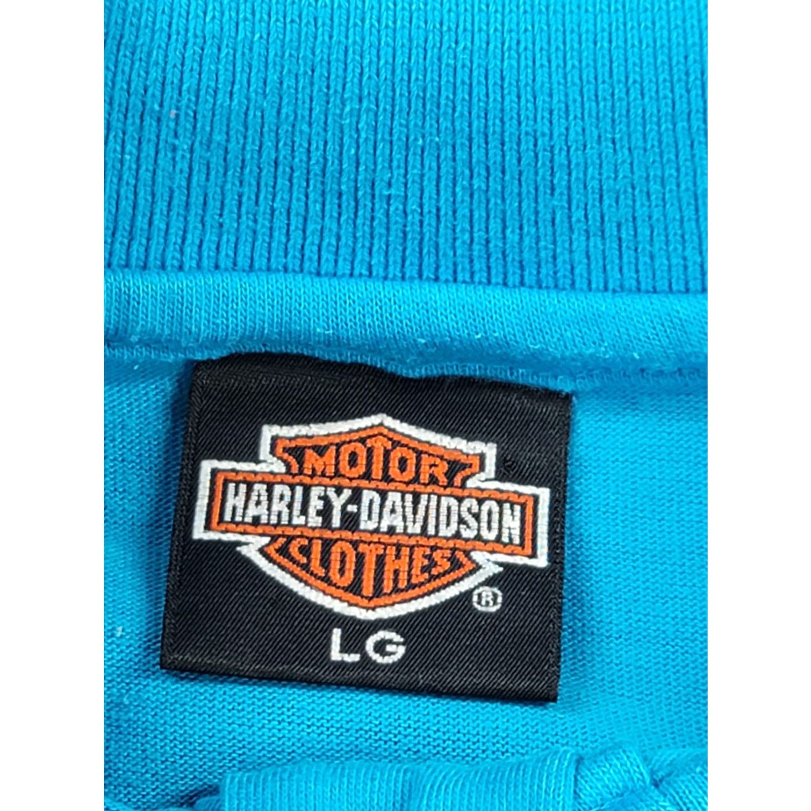 Harley Davidson Harley-Davidson Polo Shirt Mens L Blue 90s Biker Motorcycle Vintage Polo Shirt Men’s L Blues Size US L / EU 52-54 / 3 - 7 Thumbnail
