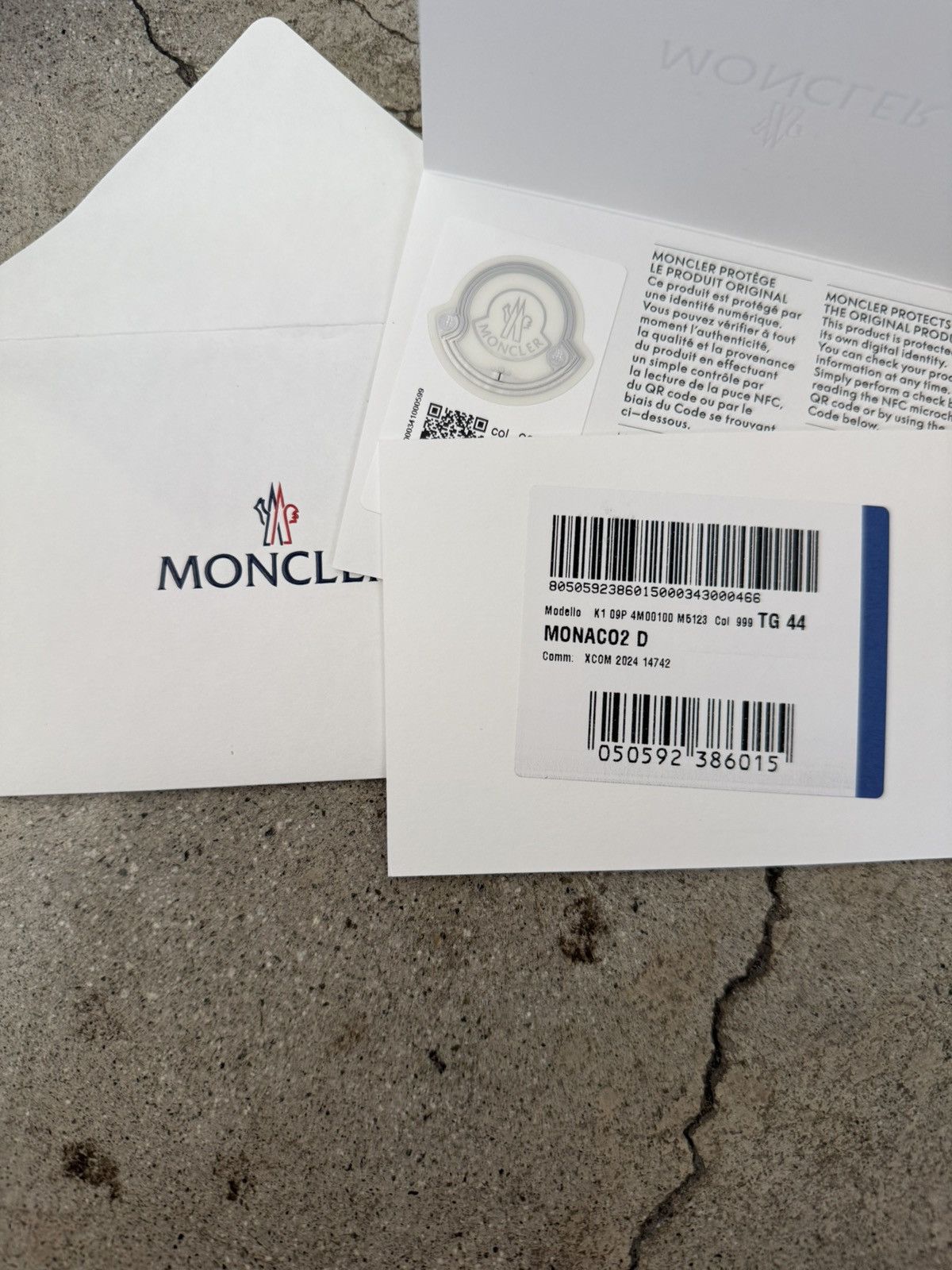 Moncler MONCLER MONACO 2 LEATHER SNEAKER Size US 11 / EU 44 - 6 Thumbnail