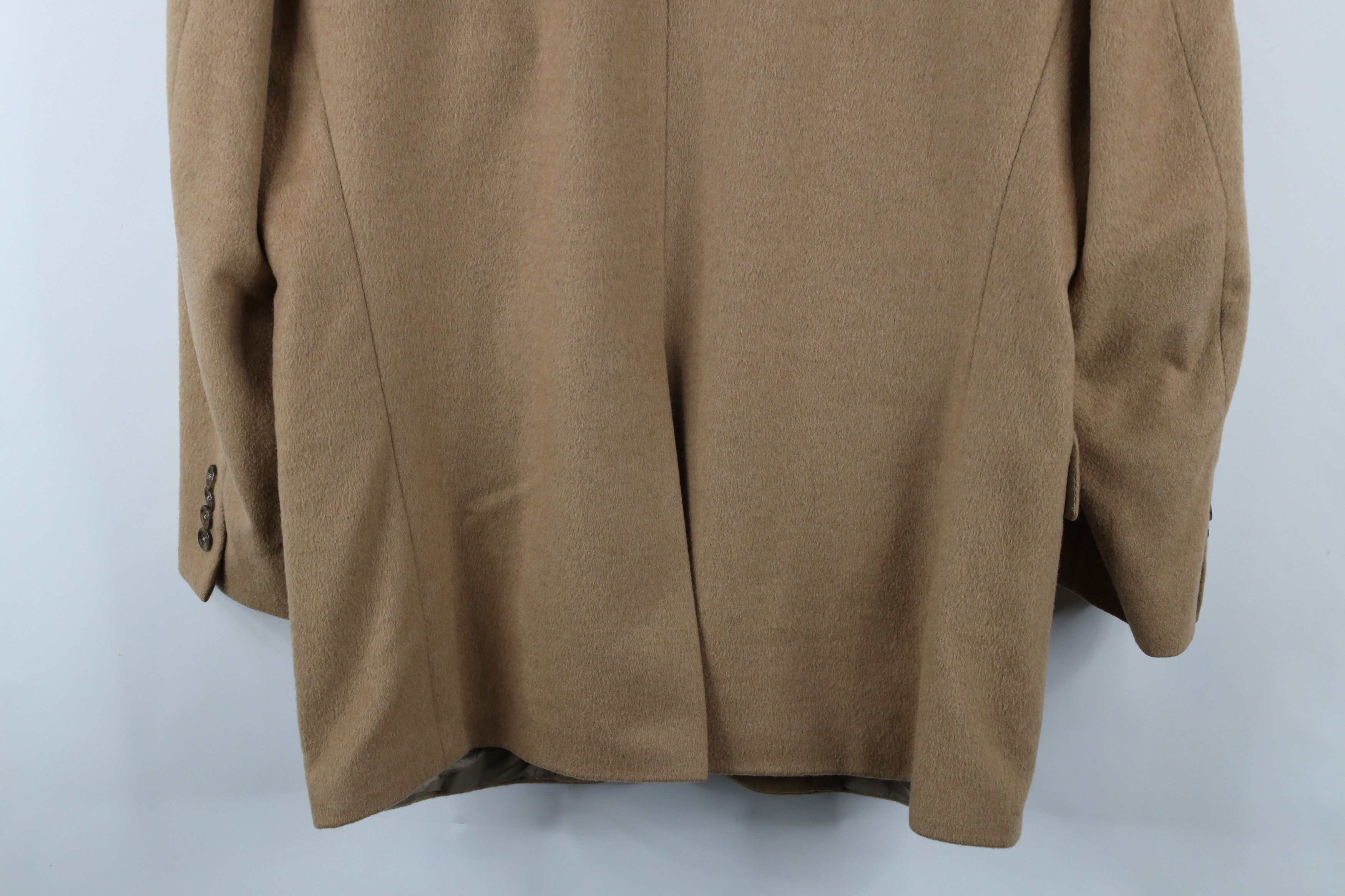 Ralph Lauren × Vintage Vintage 90s Chaps Ralph Lauren Camel Hair Blazer Suit Jacket Size US L / EU 52-54 / 3 - 15 Thumbnail