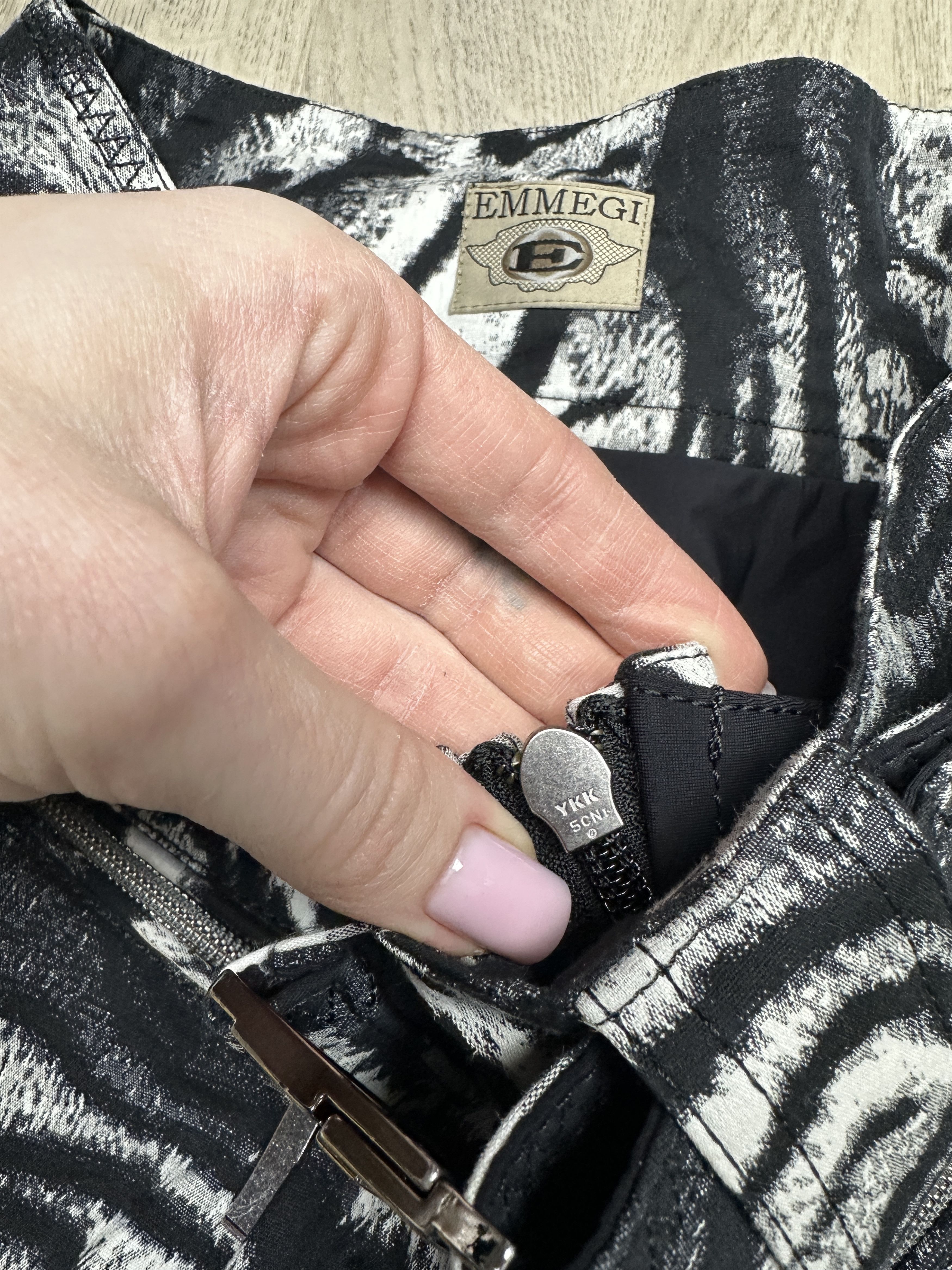Other Emmegi Vintage Womens Nylon Ski Pants Zebra Size 30" / US 8 / IT 44 - 4 Thumbnail
