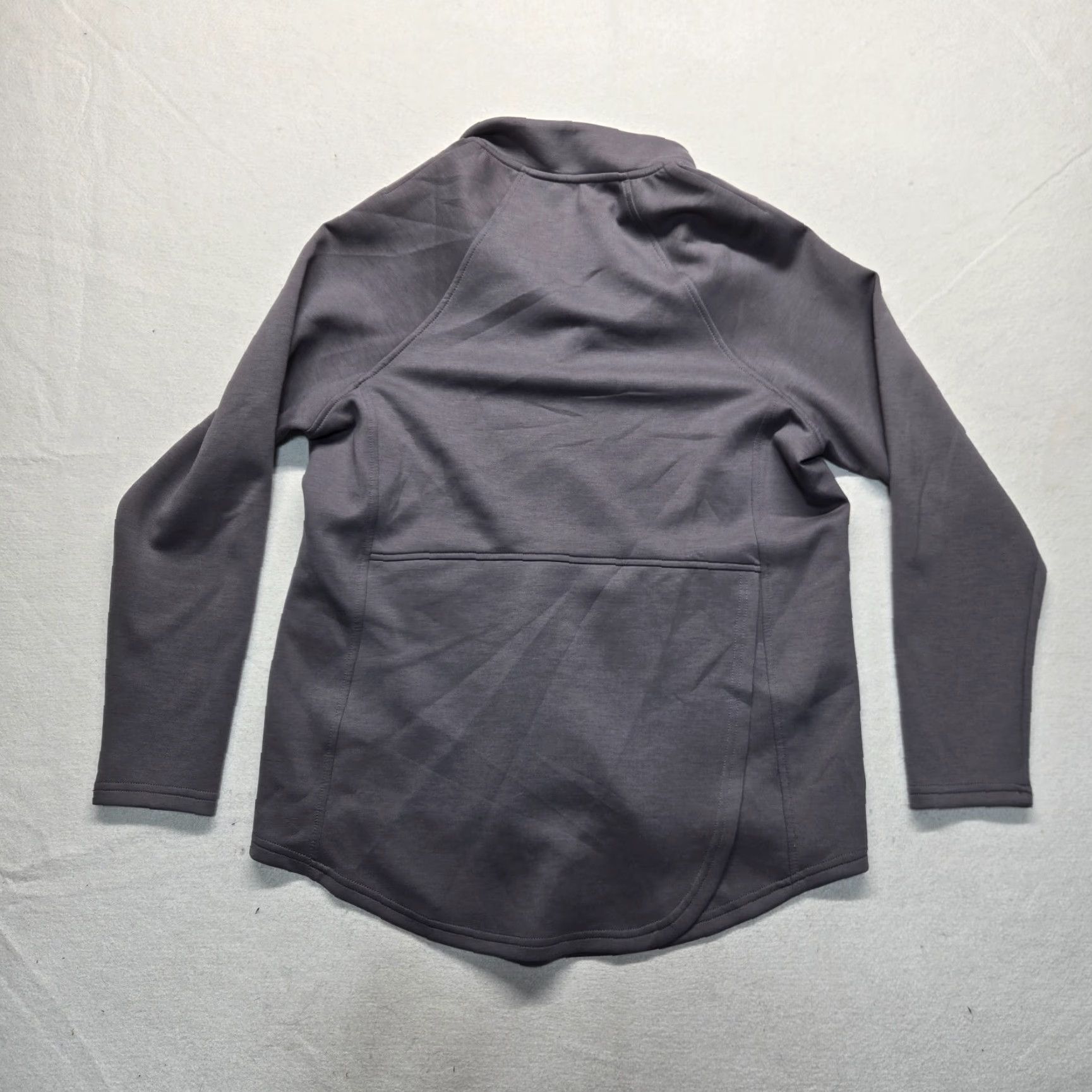 Vintage Charles River Apparel Quarter Zip Gray Sweatshirt Women's XL Activewear Pullover Long Sleeve Collared Size XL / US 12-14 / IT 48-50 - 7 Thumbnail