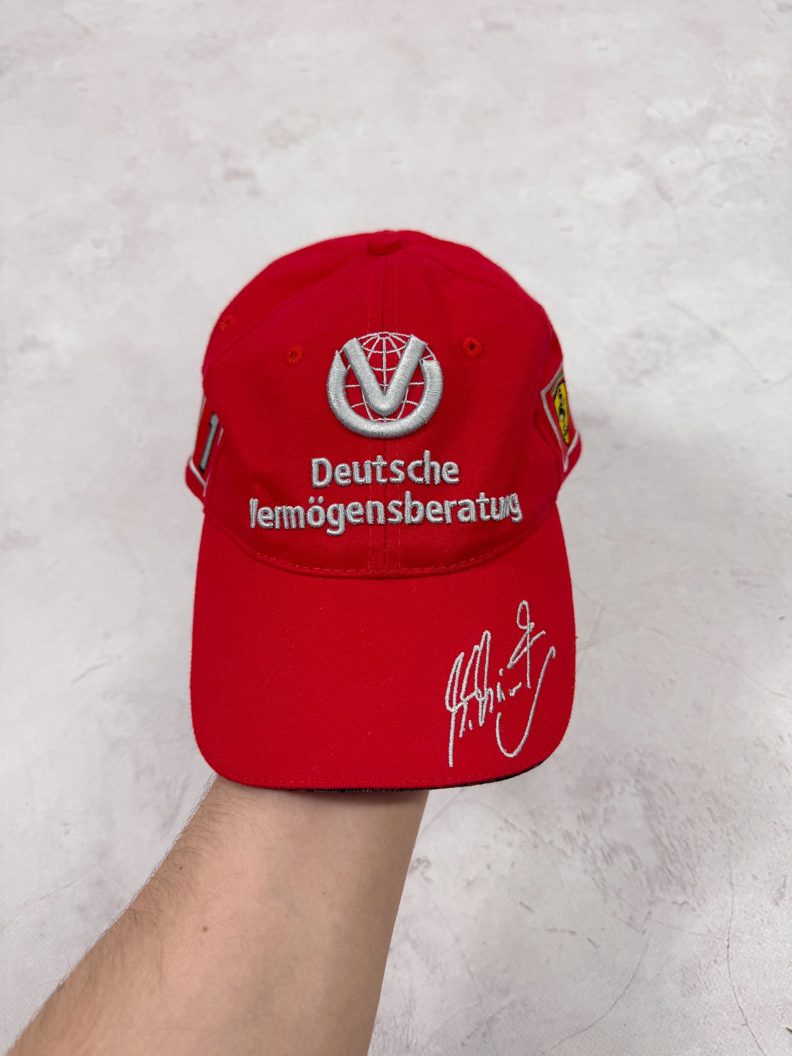Ferrari Michael Schumacher F1 Ferrari Team Baseball Cap 1994 - 1995 Size ONE SIZE - 2 Thumbnail