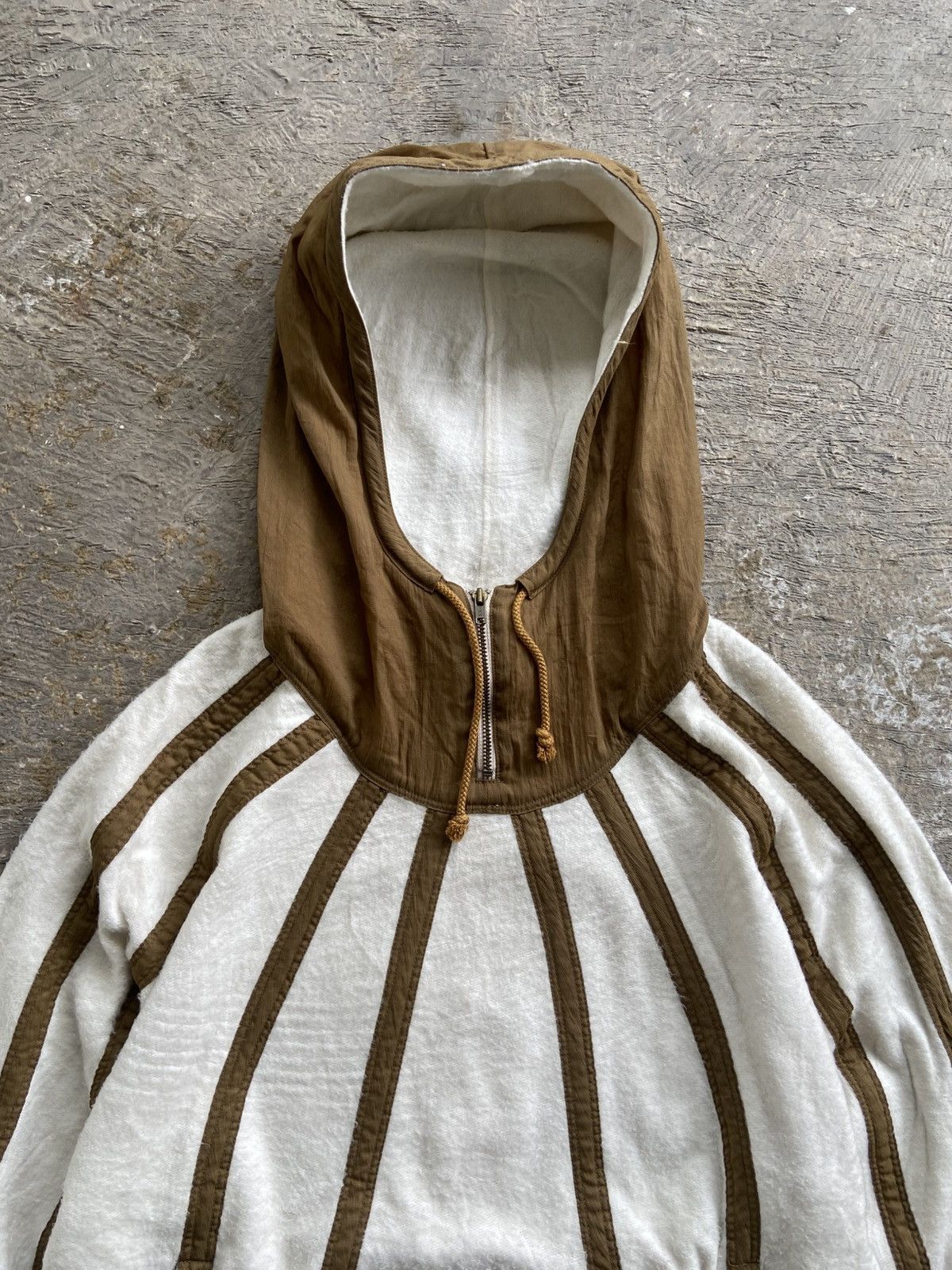 Vintage 1990s Dolce With Much Interest - Half Zip Hoodie Size US L / EU 52-54 / 3 - 3 Thumbnail