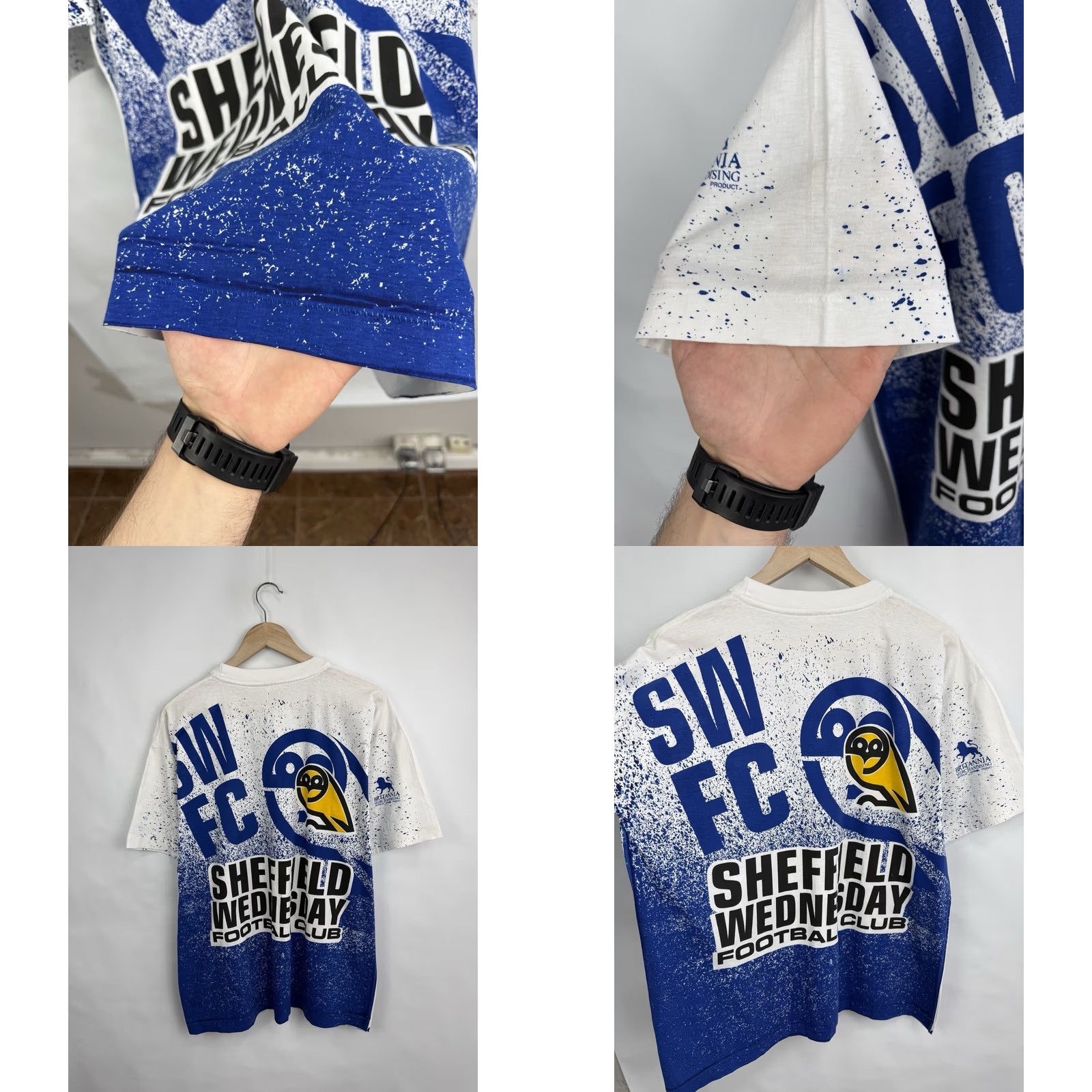 Vintage VINTAGE Sheffield Wednesday Football Club T-Shirt XL Mens White 90s American style Shirt Vintage 90s Size US XL / EU 56 / 4 - 8 Thumbnail