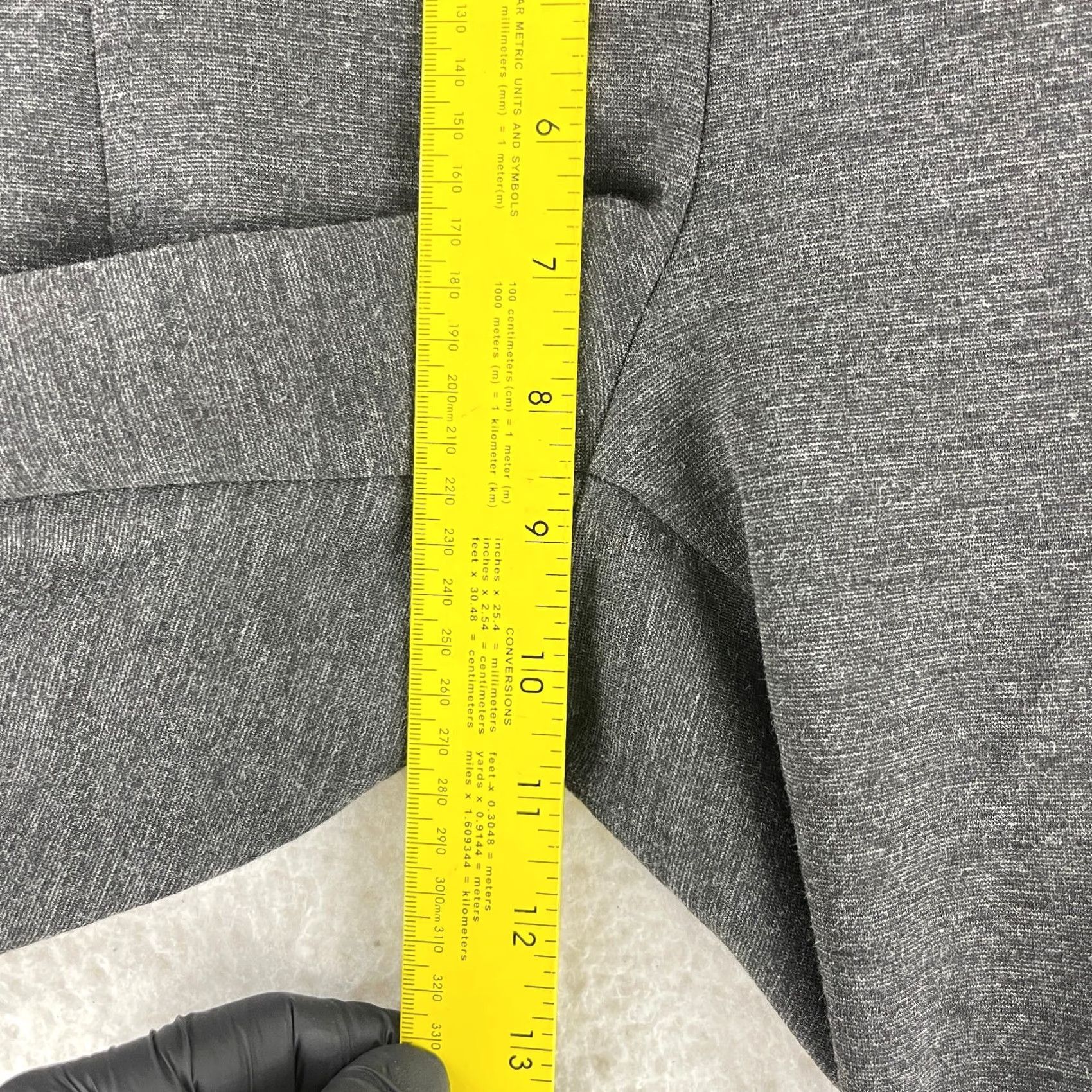 Vintage Kut from the Kloth Gray Legging Pants Womens Medium Pull On Skinny Knit Casual, Workwear, 28 Inseam, Aline? Size 32" / US 10 / IT 46 - 7 Thumbnail