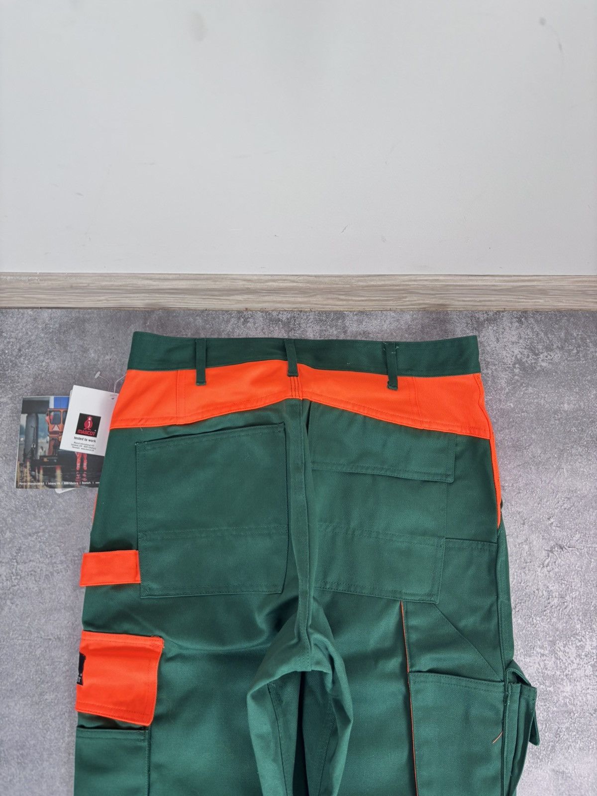 Other Mascot Men’s NWT Reflective Green/Orange Safety Work Pants Size US 32 / EU 48 - 14 Thumbnail