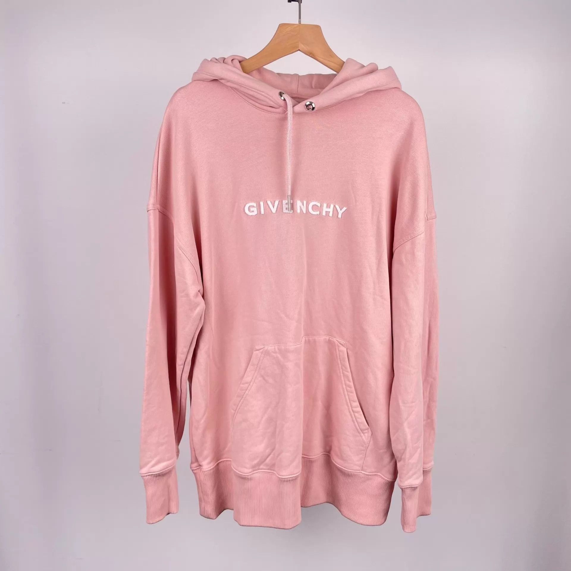 Givenchy Givenchy Pink Big Logo Cotton Mint Sweatshirt Size S / US 4 / IT 40 - 1 Thumbnail