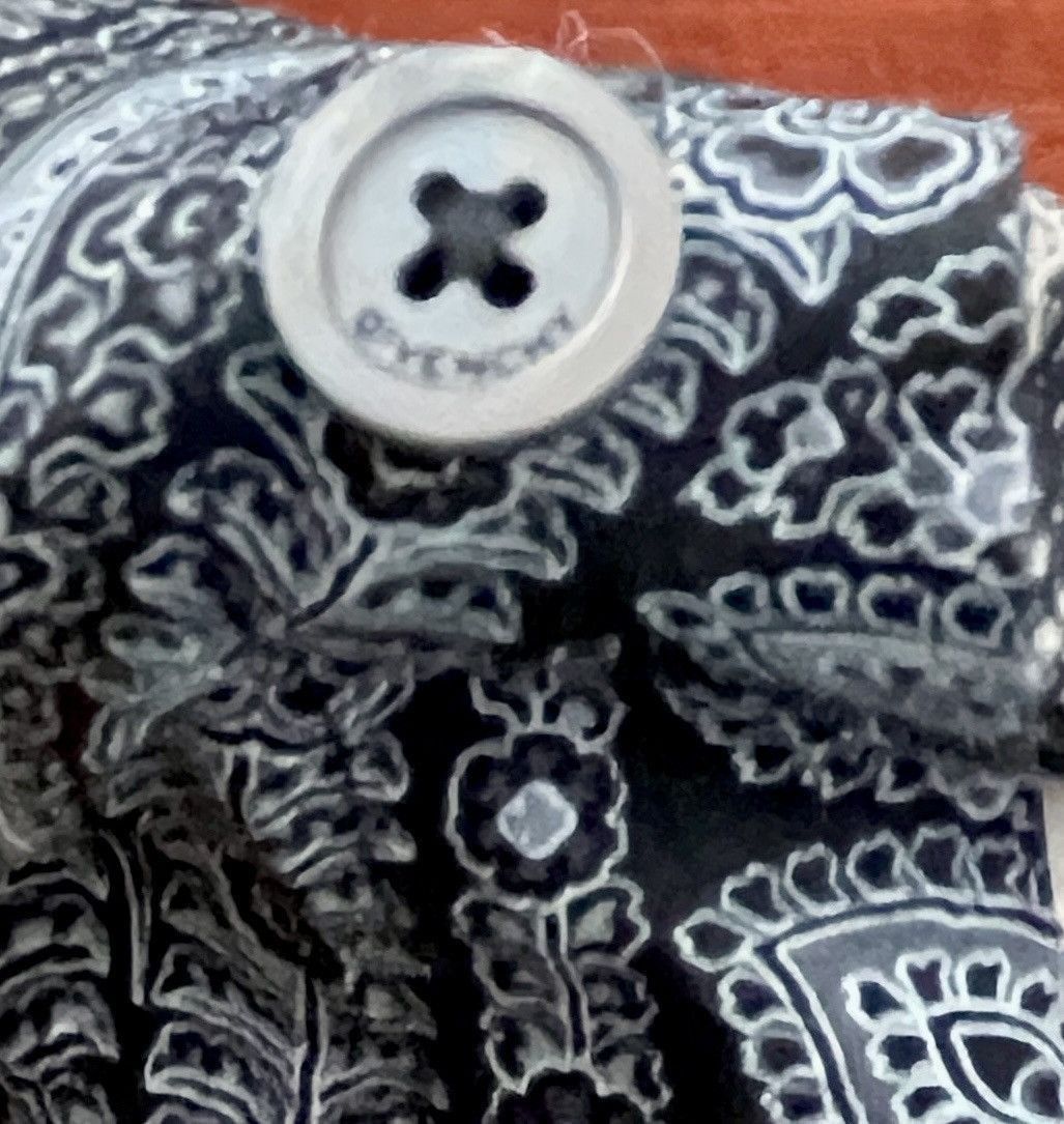 Givenchy Givenchy SS15 Koi Paisley Shirt w/ Orange Panel (Tisci) Size US M / EU 48-50 / 2 - 20 Thumbnail