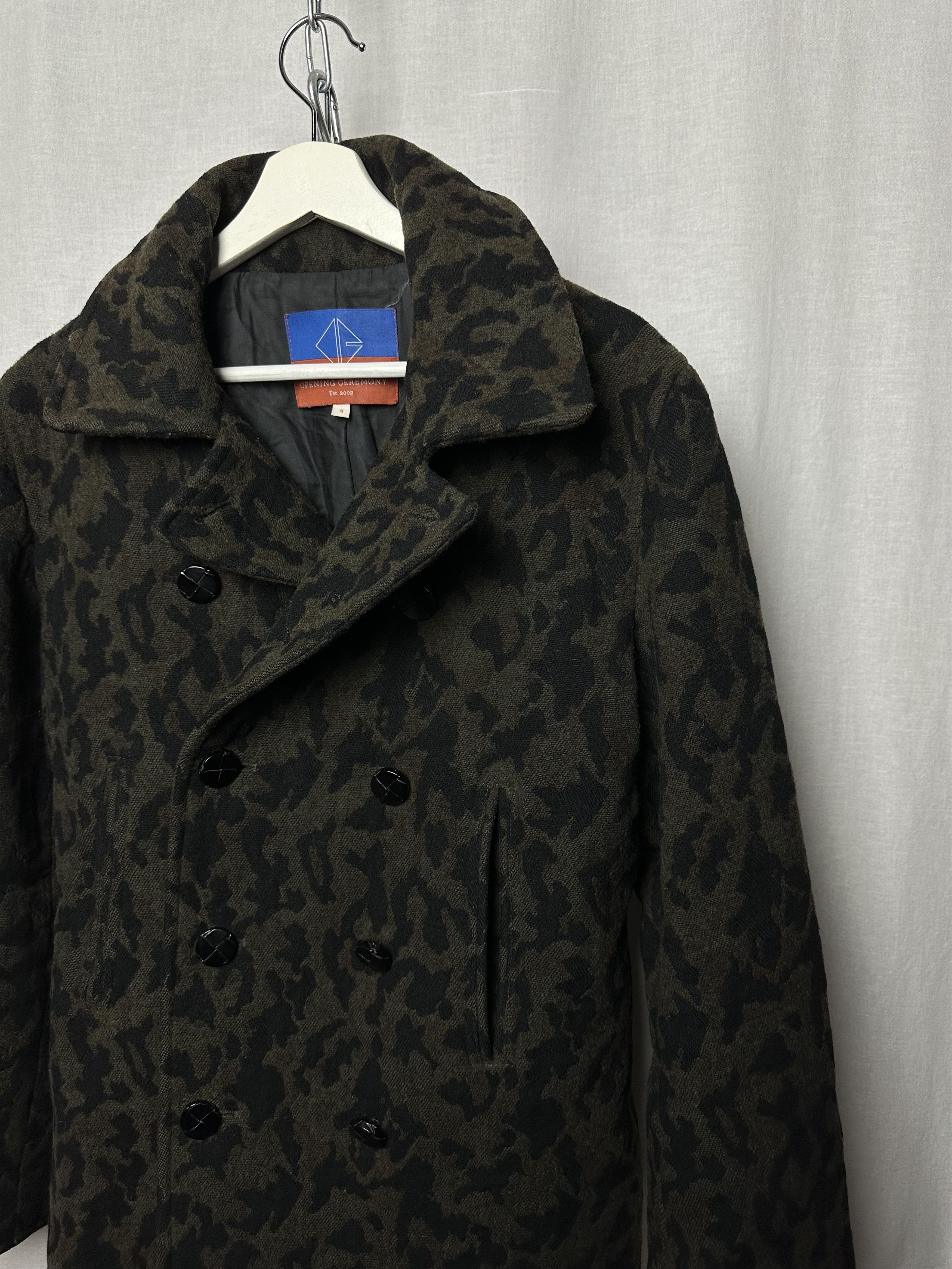 Opening Ceremony jacquard camo peacoat Size US S / EU 44-46 / 1 - 2 Thumbnail