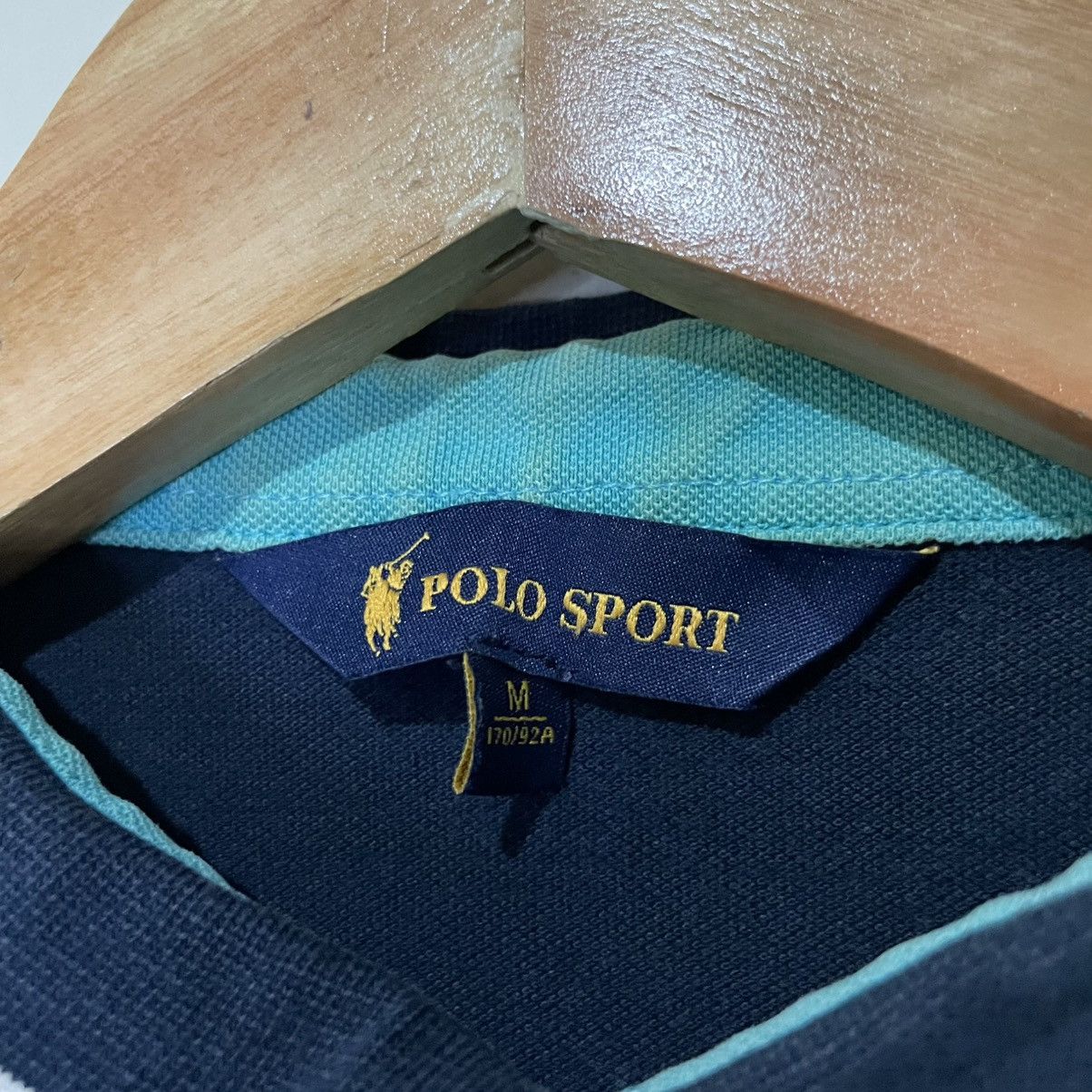 Vintage Polo Sport Stripe Collar Tee Size US M / EU 48-50 / 2 - 3 Thumbnail