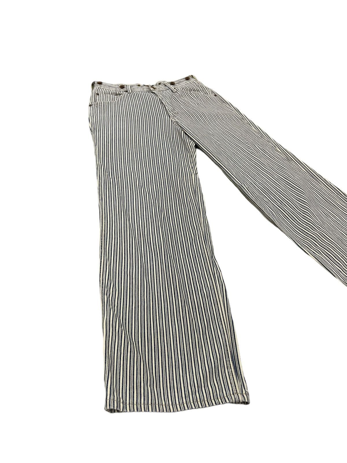 Japanese Brand Carpenter Jeans Hickory Blue Way Japan Wide Loose 7🟦7 Size US 30 / EU 46 - 8 Thumbnail